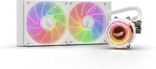 Valkyrie Jarn 360 ARGB 360mm AIO CPU Liquid Cooler – 3×120mm ARGB PWM Fans – 300