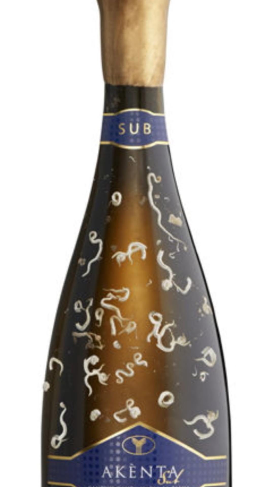 Slow Sardinia - Cantina Santa Maria La Palma - Akenta vino Sub Spumante Vermentino | Affinato in Mare | Edizione Limitata | Confezione, 750 ml