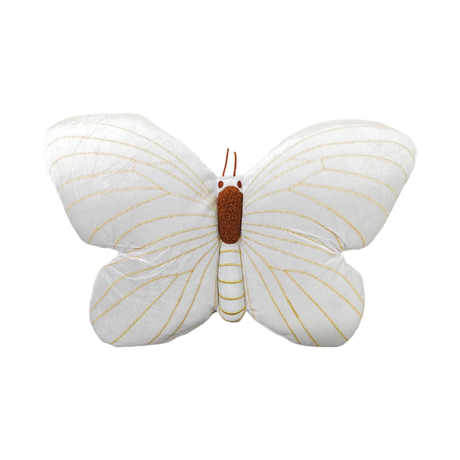 NVOQILIN Butterfly Throw Cushion Soft Plush Rest Pillow with PP Cotton Fill for Sofa Chair Bedroom and Decor Butterfly Shaped Cushion Couch Accent Decor Pillow Reading Corner Chair Back Room