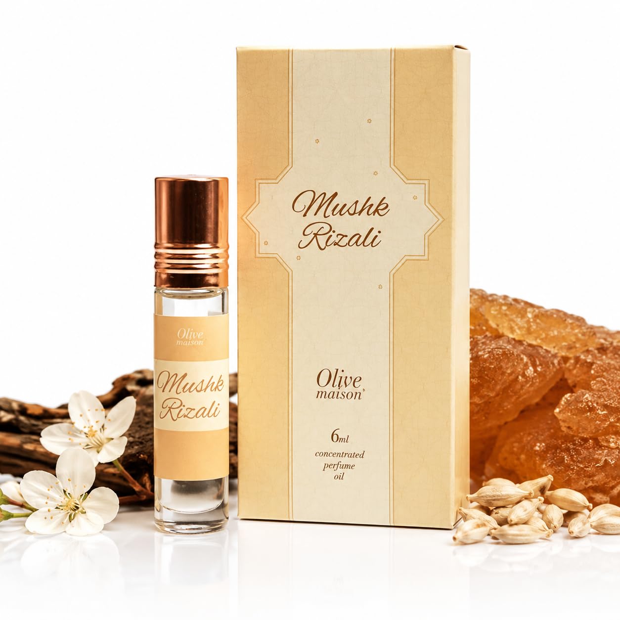 Mushk Rizali Attar Perfume Oil 6ml | Long Lasting Alcohol-Free Roll-On Attar | Premium Concentrated Musk Fragrance for Men & Women | Luxury Perfume Oil-image-10