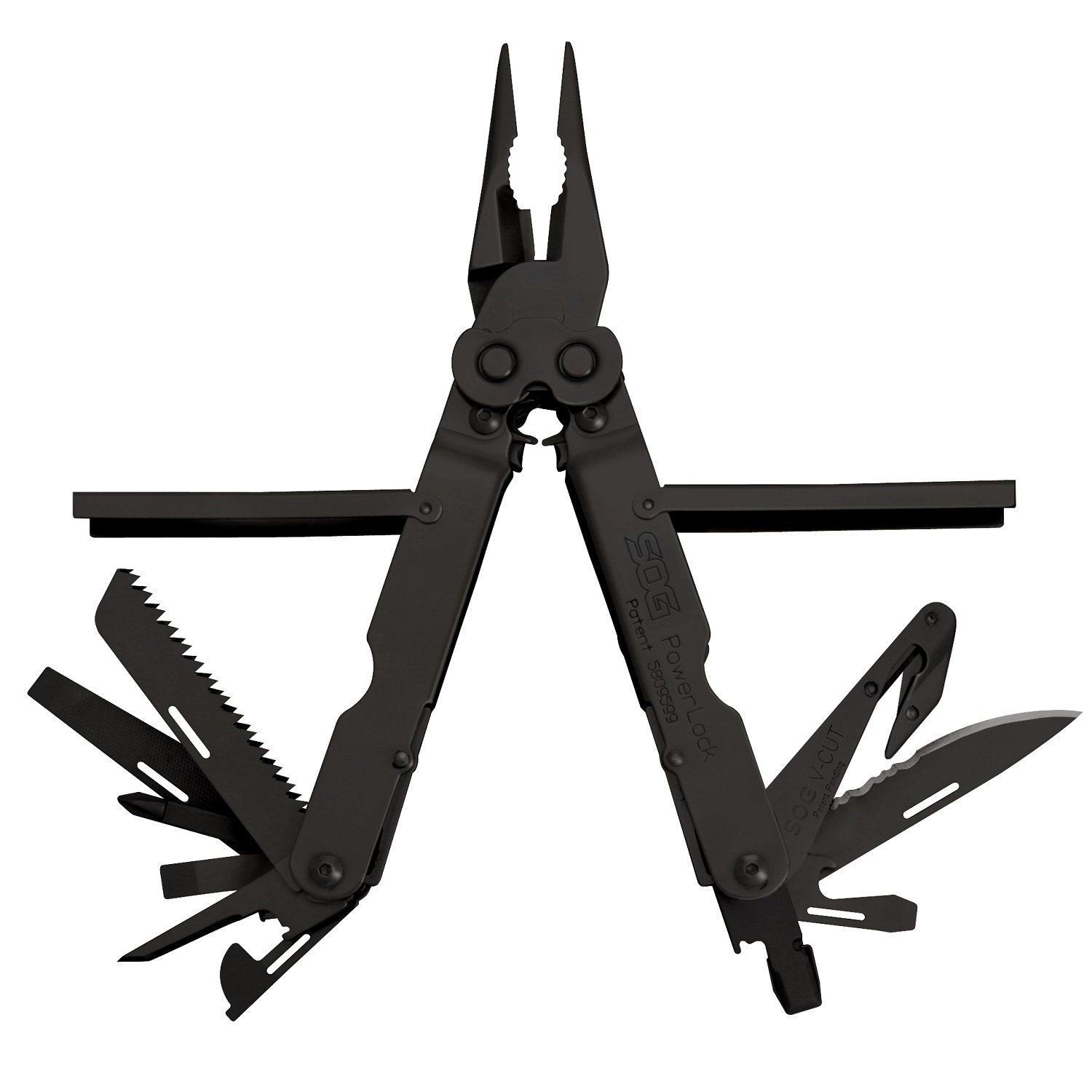 SOG Powerlock VCutter MultiTool Pocket Utility Tool Set with 18