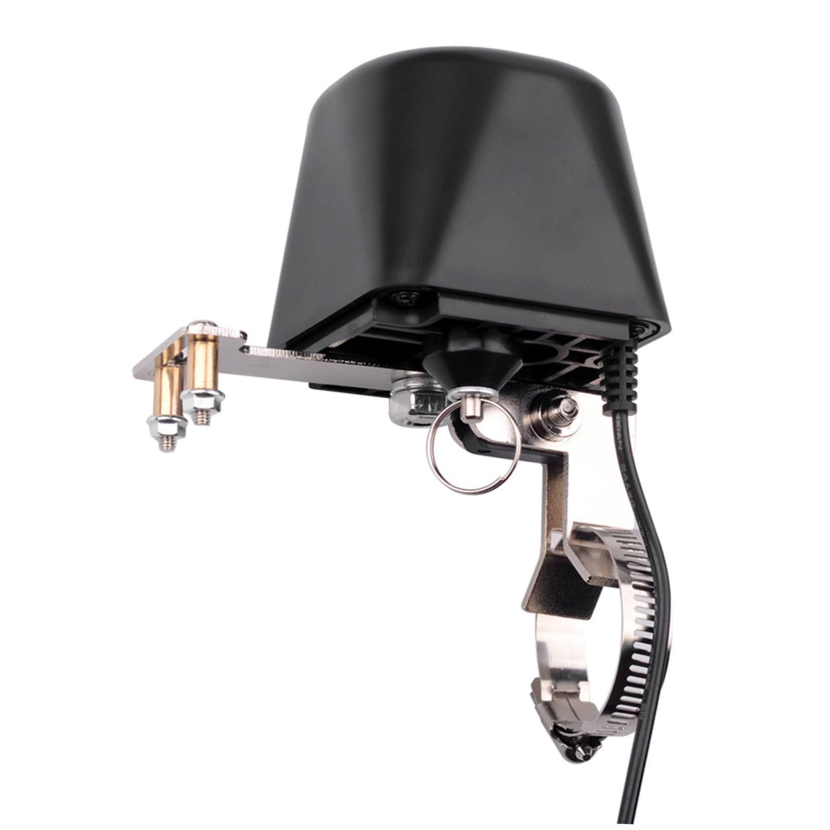 Valvola Idrica Intelligente Ac220 in Plastica e Metallo Nero | Controllo Wireless con Comando Vocale, Apertura Automatica 5-10 S, Coppia 30-60kg. Cm e Distanza 10m