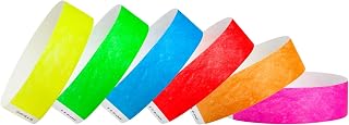 1,200 WristCo Tyvek Wristbands for Events, 6-Color Variety Pack – Tamper-Proof Design Prevents Reuse – Premium-Grade Bracelets for Hospital & Medical ID, Party, VIP Identification (Variety Pack)