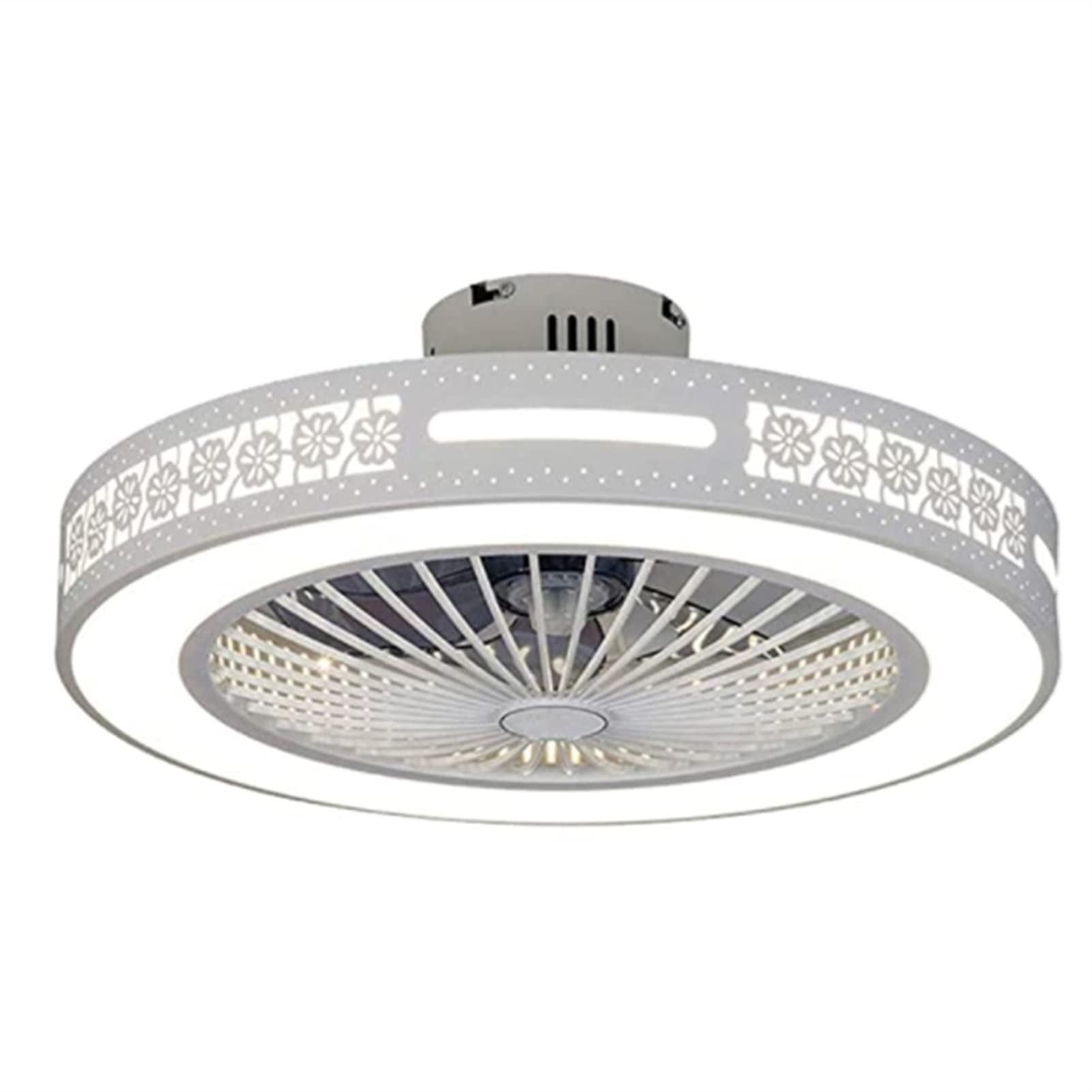 Lustre ventilateur LED nordique pour créer une ambiance fraîche dans votre salon