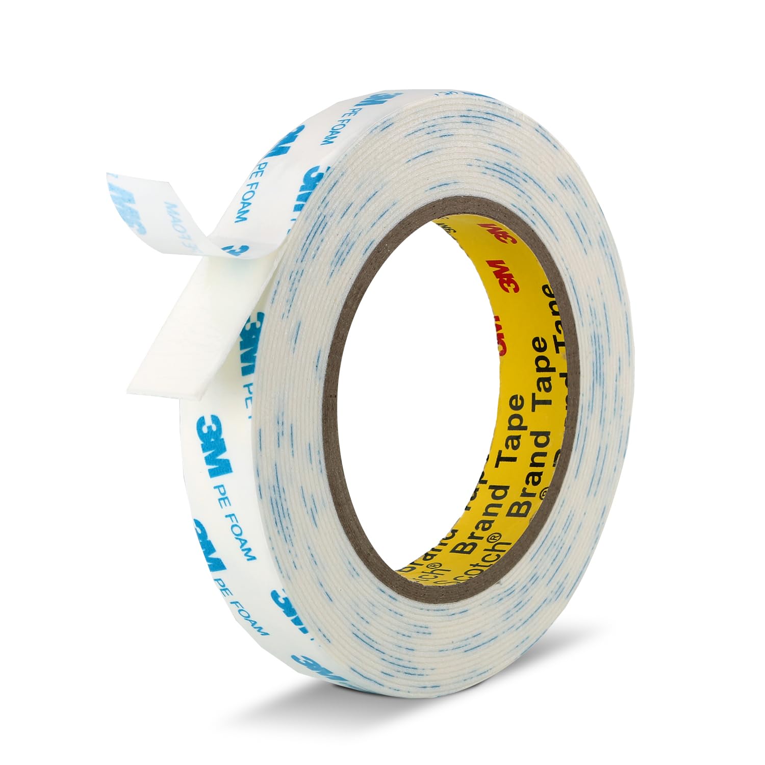 Double Sided Tape Strong Foam Tape 3/4" x 18Ft Made of 3M Heavy Duty Mounting Tape Waterproof PE Foam Adhesive Strips for Posters Alarm Sensors Window