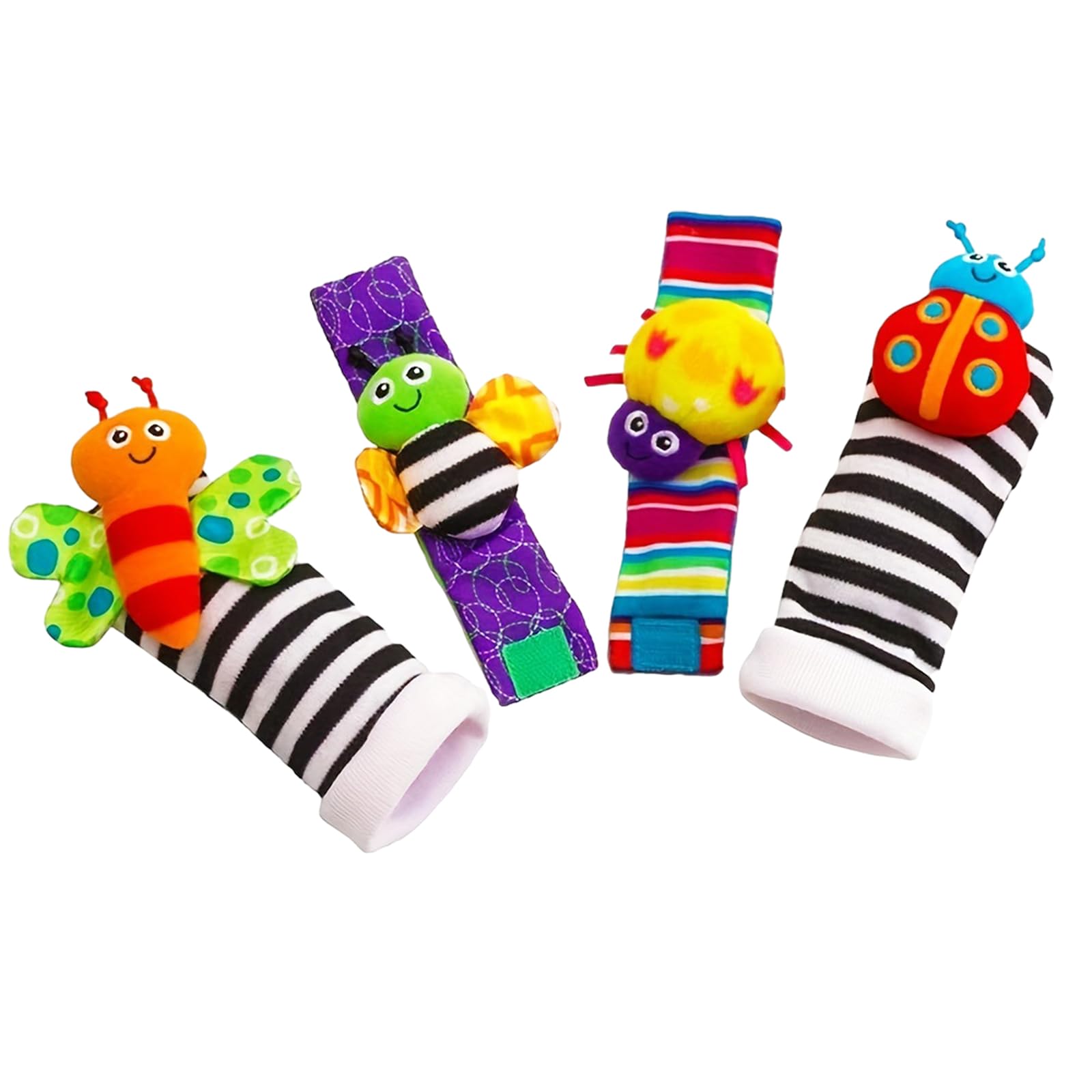 Amazon.co.jp: 赤ちゃん ソックス 手首 ガラガラ 新生児 ラトル