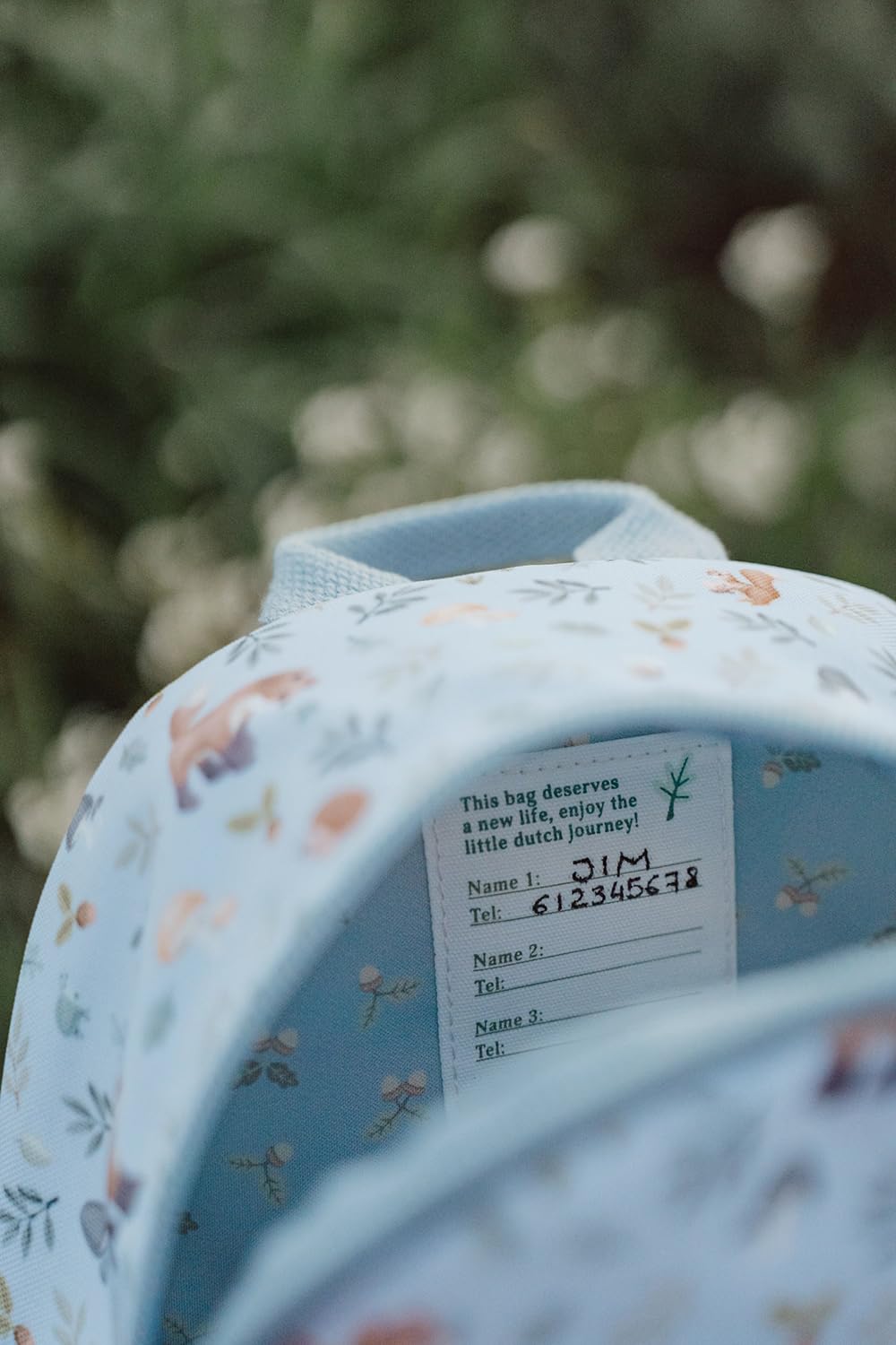Little Dutch Mochila mochila infantil para niños guardería con correa de pecho azul, S