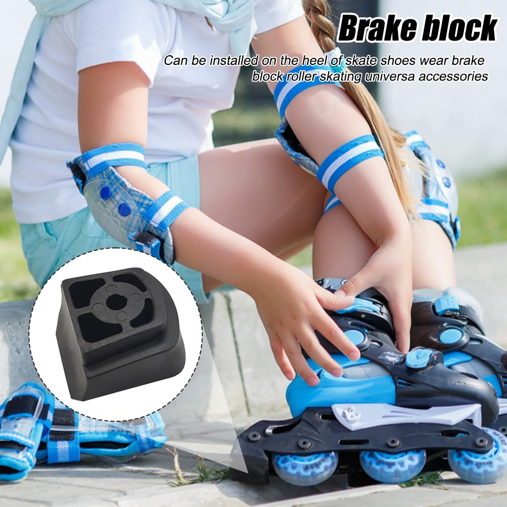 NAMOARLY Rutschfeste Inline Skate Bremsen - Universelle Gummistopper Für Sicheres Skaten