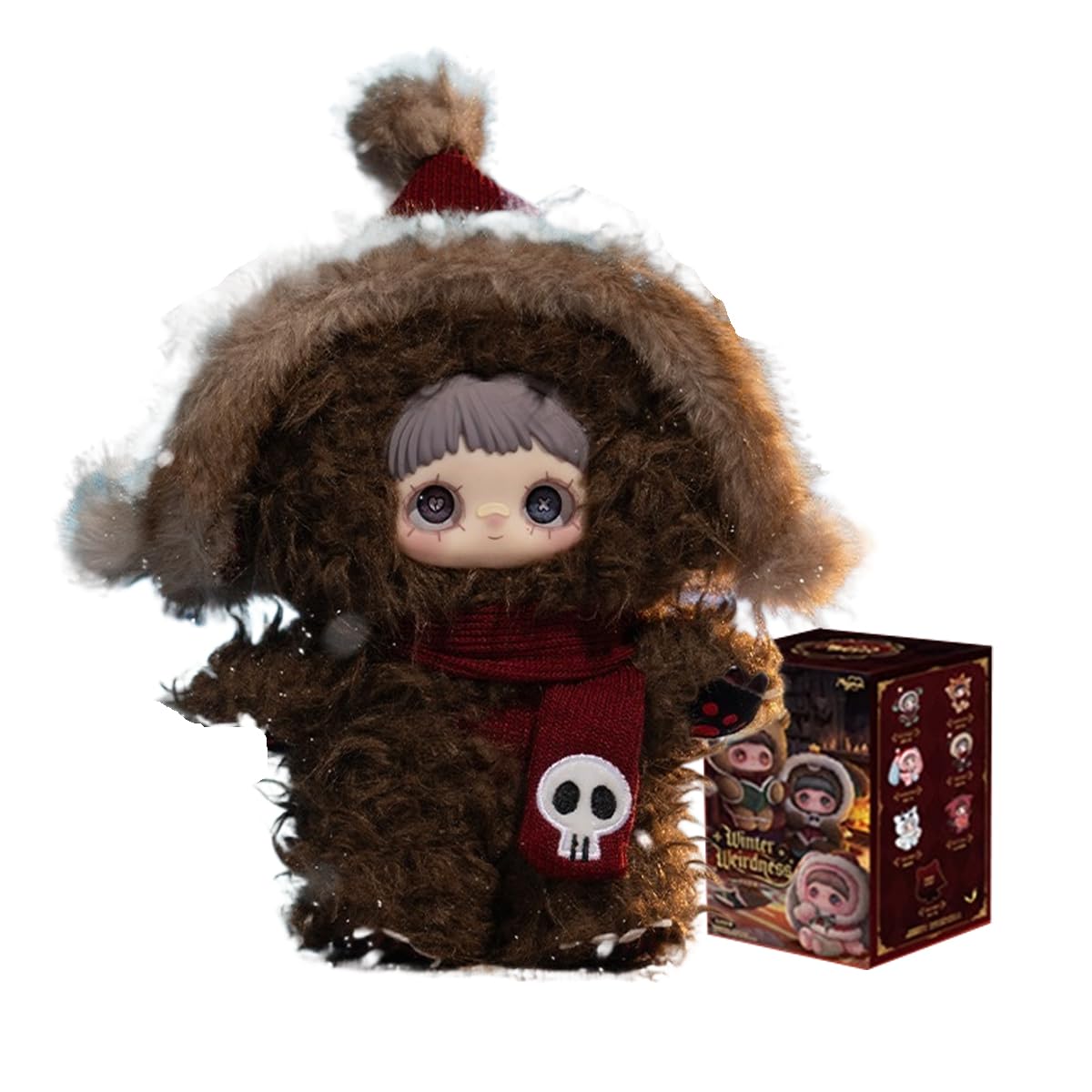 MayMei Winter Weirdness Series Blind Box Action Figures Mystery Box Cute Random Toys Birthday Gift Christmas Collectible Toy for Desktop Ornaments, 1PC