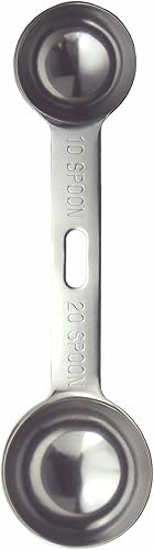 Miniatura 9 de Tsubamesanjo - Cuchara medidora doble extra gruesa, 0.2 onzas líquidas (5 cc), 0.5 onzas líquidas (15 cc), acero inoxidable 18-8, fabricada en Japón