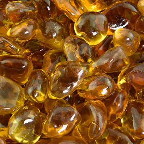 High Desert - Fire Glass Dots for Indoor and Outdoor Fire Pits or Fireplaces | 10 Pounds | 3/8 Inch