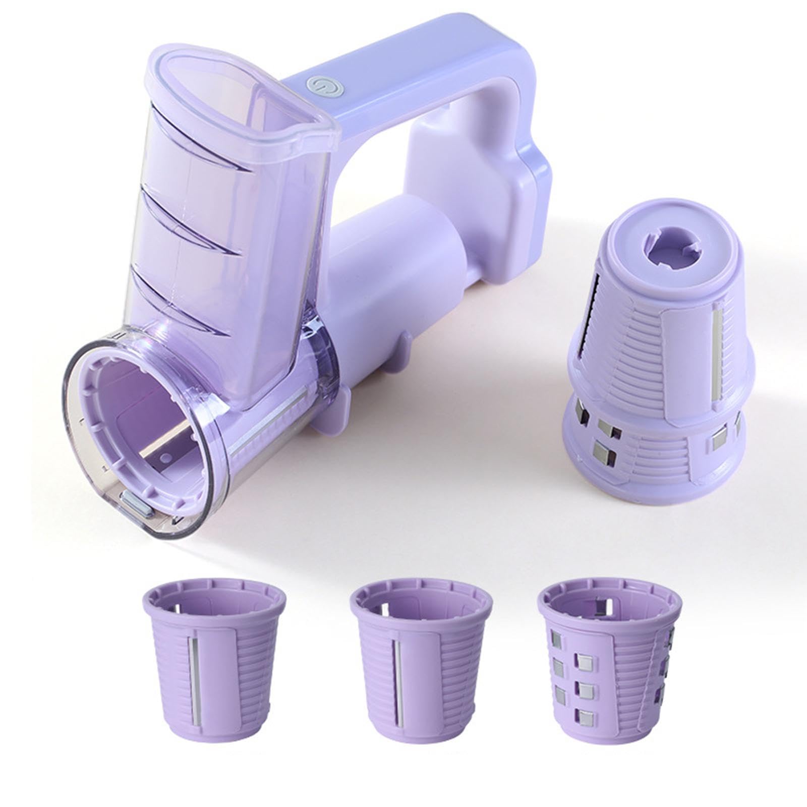 Electric Vegetables Chopping Electric Slicer Electric Cheese Slicer for Meat Purple|Peelers-image-37