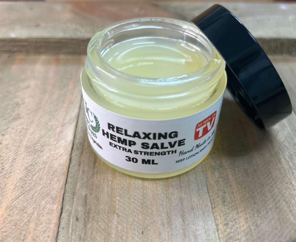 JC Inspires Relaxing Salve with Hemp Oil, Extra Strength 30ml, Menthol