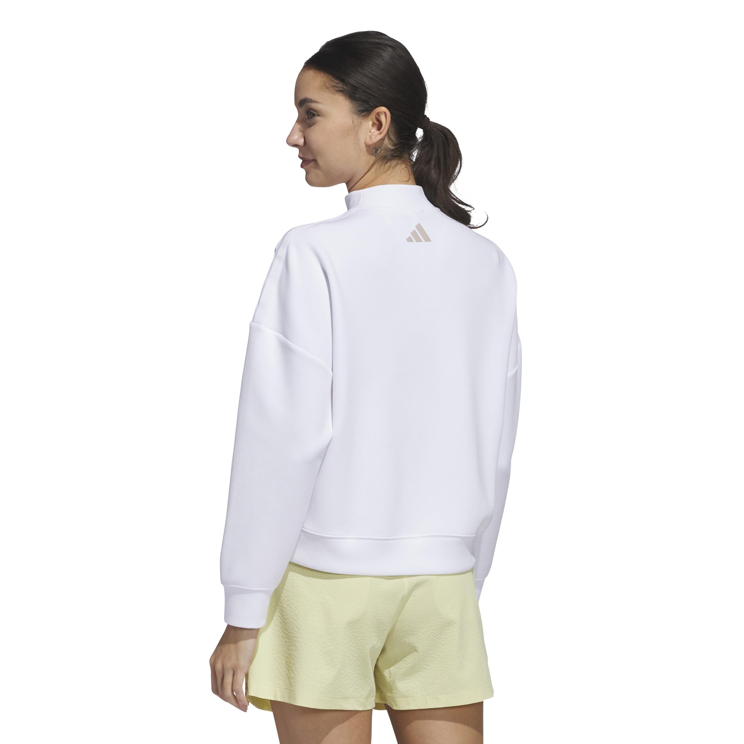 adidas Damski sweter Beyond Spacer Mock Layering Top (5 sztuk), biały, XL