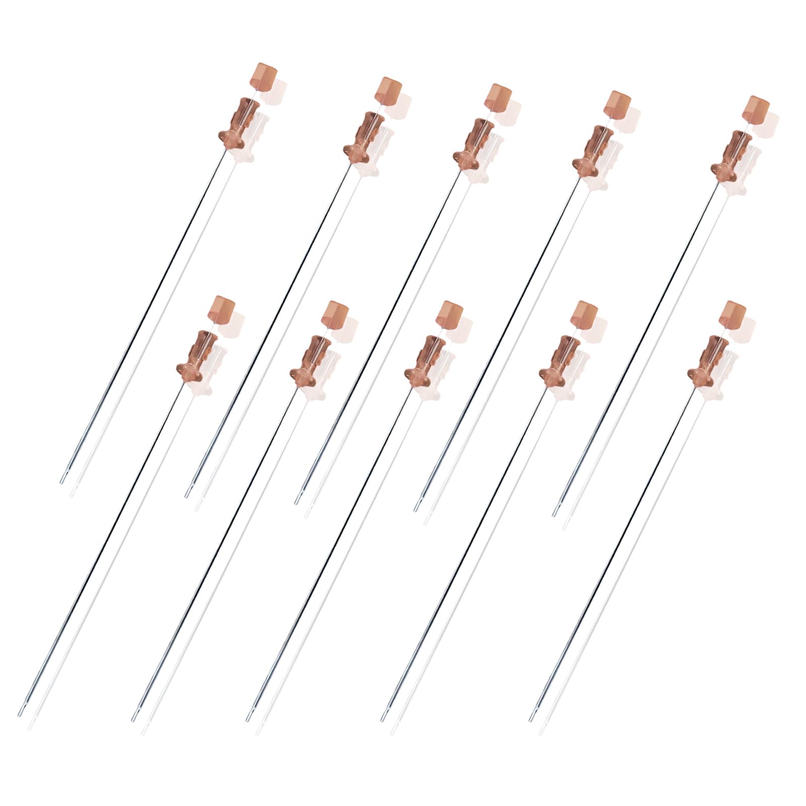 10 STÜCK Katheter für Katzen, Katheter zur Harnableitung, Katheter für Harnleiter bei Katzen. (4FR-1.3X130MM)