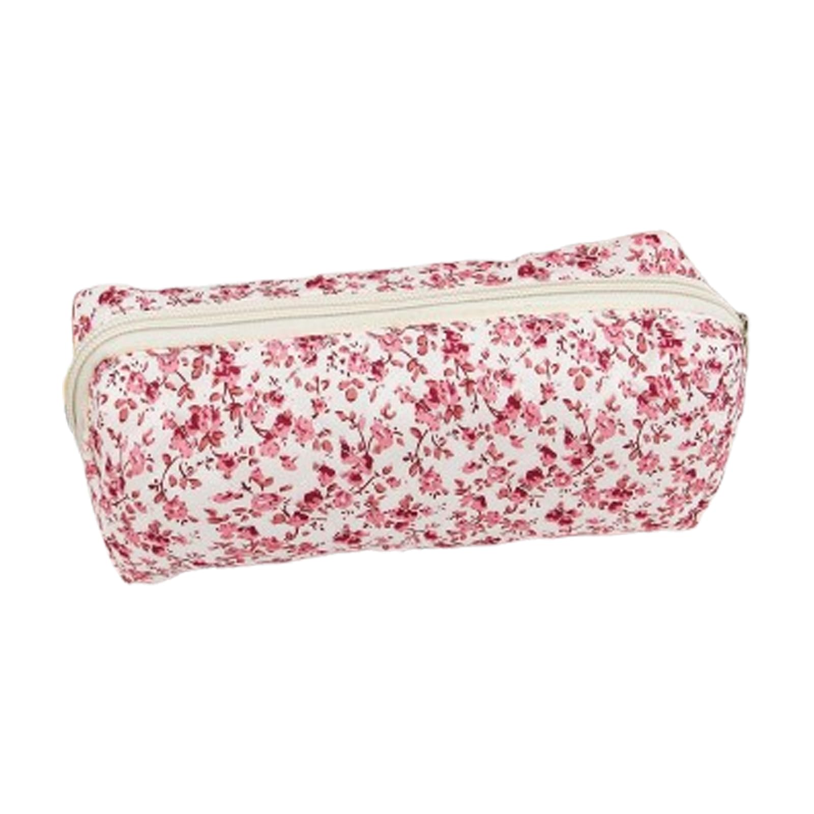 Qiwenr Pencil Case, Cosmetic Bag, Aesthetic Pencil Case, Floral Pattern Toiletry Bag, for Makeup Bags, Wallets, Suitable for Daily use and Travel — image 1