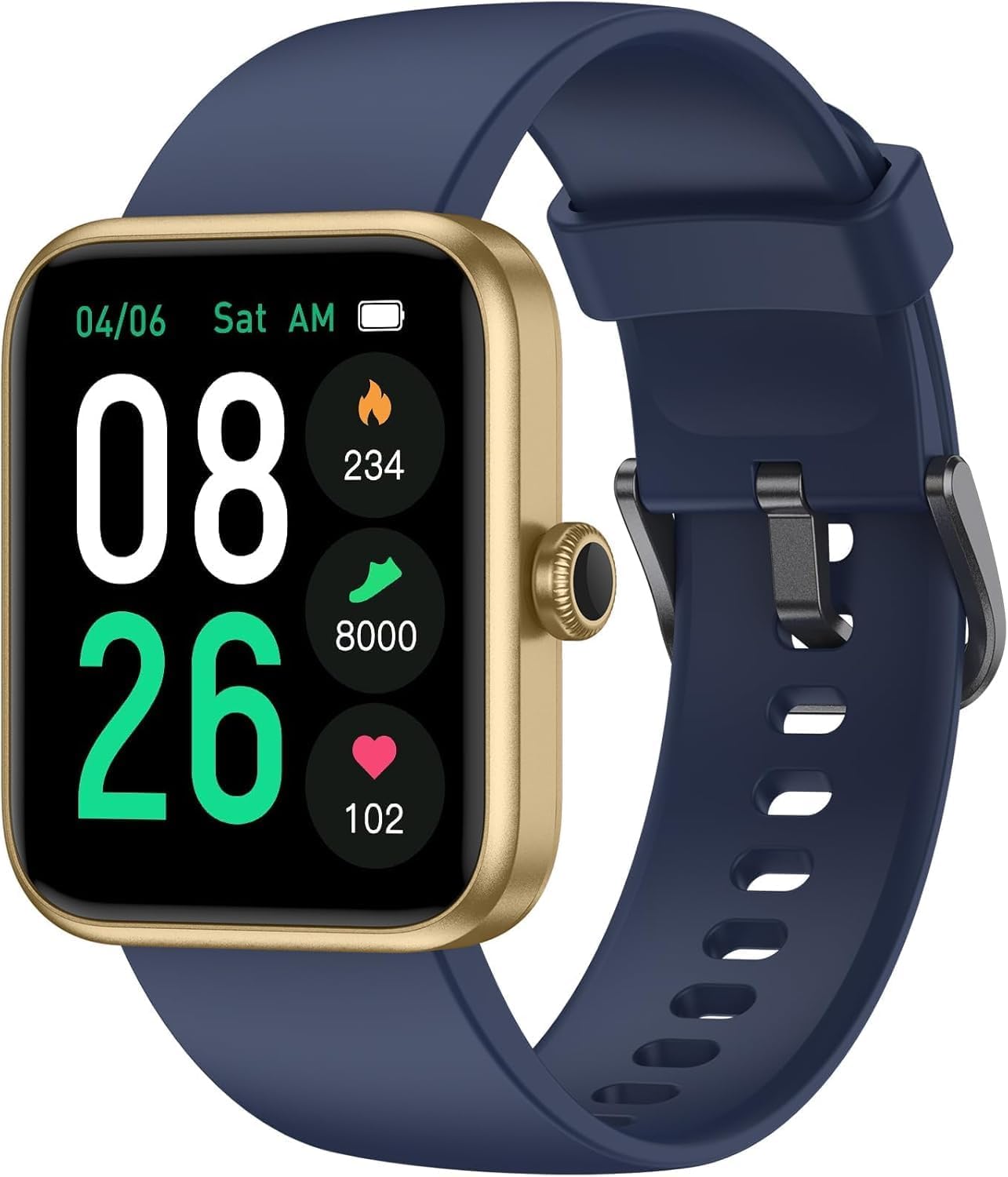 Smart Watch, Fitness Tracker with Heart Rate, Blood Oxygen, Sleep Tracker