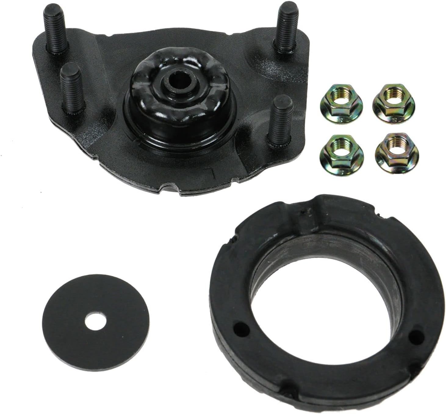 TRQ Front Upper Shock Strut Mount Plate Compatible with Jeep Liberty 04-07 Hand Driver Side