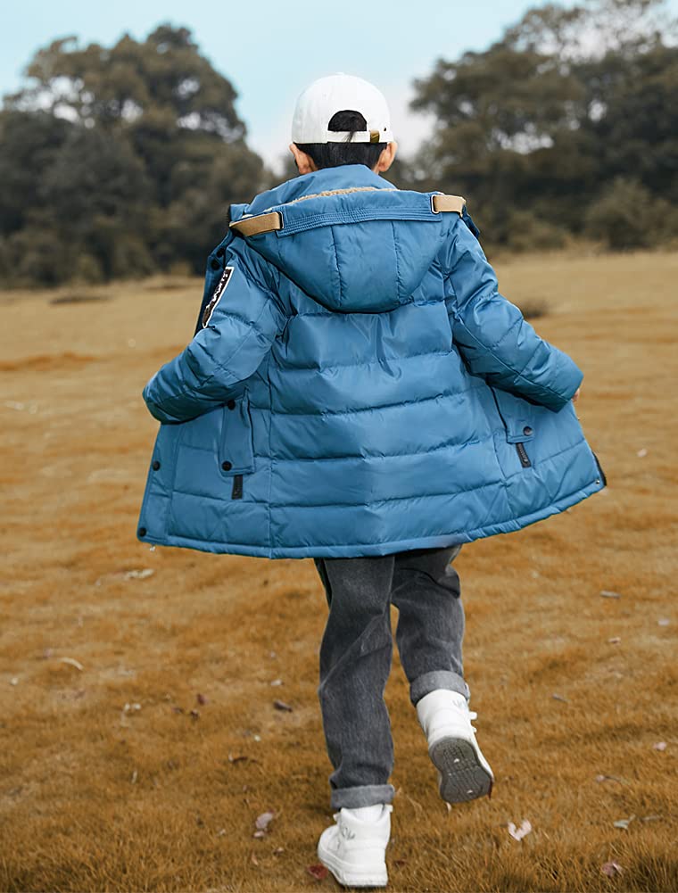 FTCayanz Giacca Bambini Giubbotto Piumino Invernale Trapuntato Imbottito Ragazzi Ragazze Caloroso Cappotto con Cappuccio
