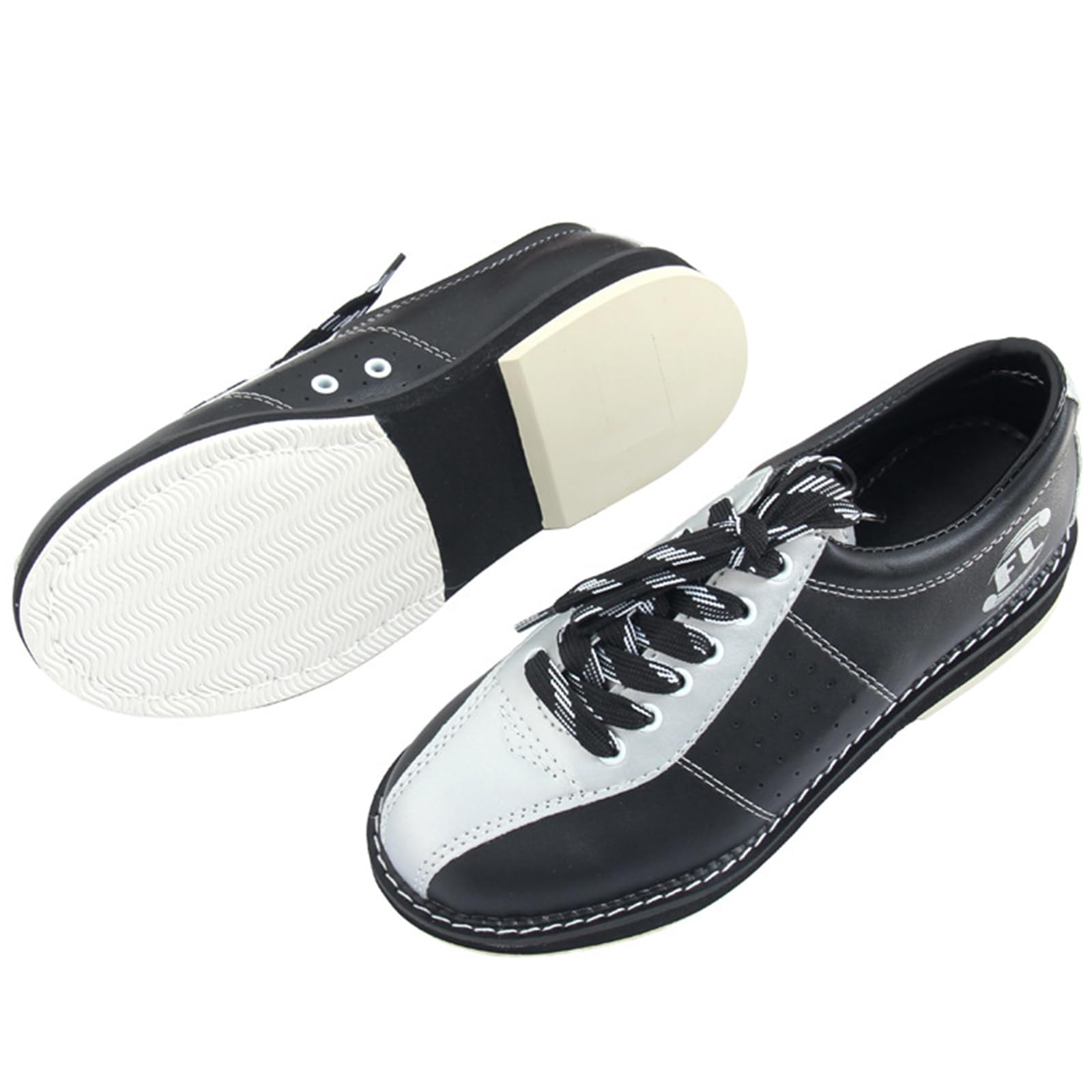 SDEQA Baskets de Bowling pour Hommes, Chaussures Jardin Bowling, antidérapantes, légères, à Lacets, Grande Taille