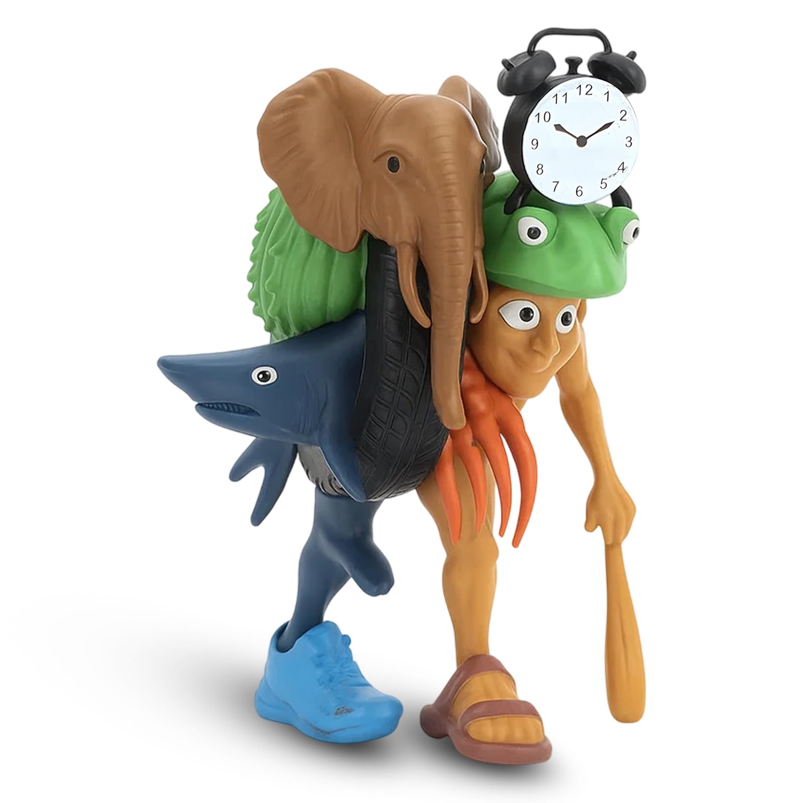 ZeBQrphio Italian Brainrot Toys, Brain Rot Toys for Desk Display and Social Media Photography