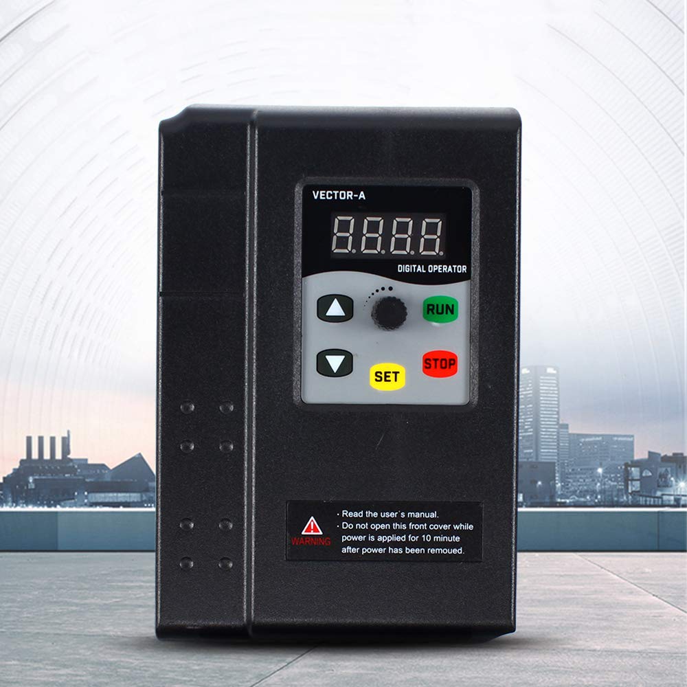 VFD Regulador de velocidad de frecuencia convertidor de velocidad para motor de corriente alterna 3 fases 2,2 KW 3HP VFD Variable Frequency Driver Inverter