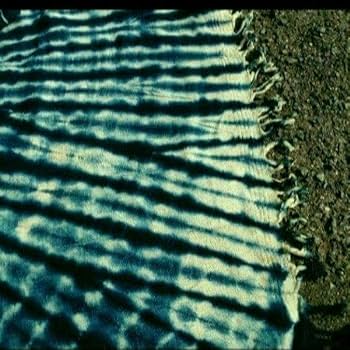 Amazon.co.jp: アフリカ ブルキナファソ ボゴラン列帯藍染絞り布