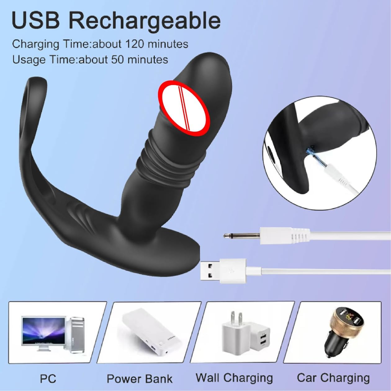 Prosta Flow, Prosta Flow Device 3 in 1 Massager for Men, IPX7 Waterproof Design, Naturally Last (App)