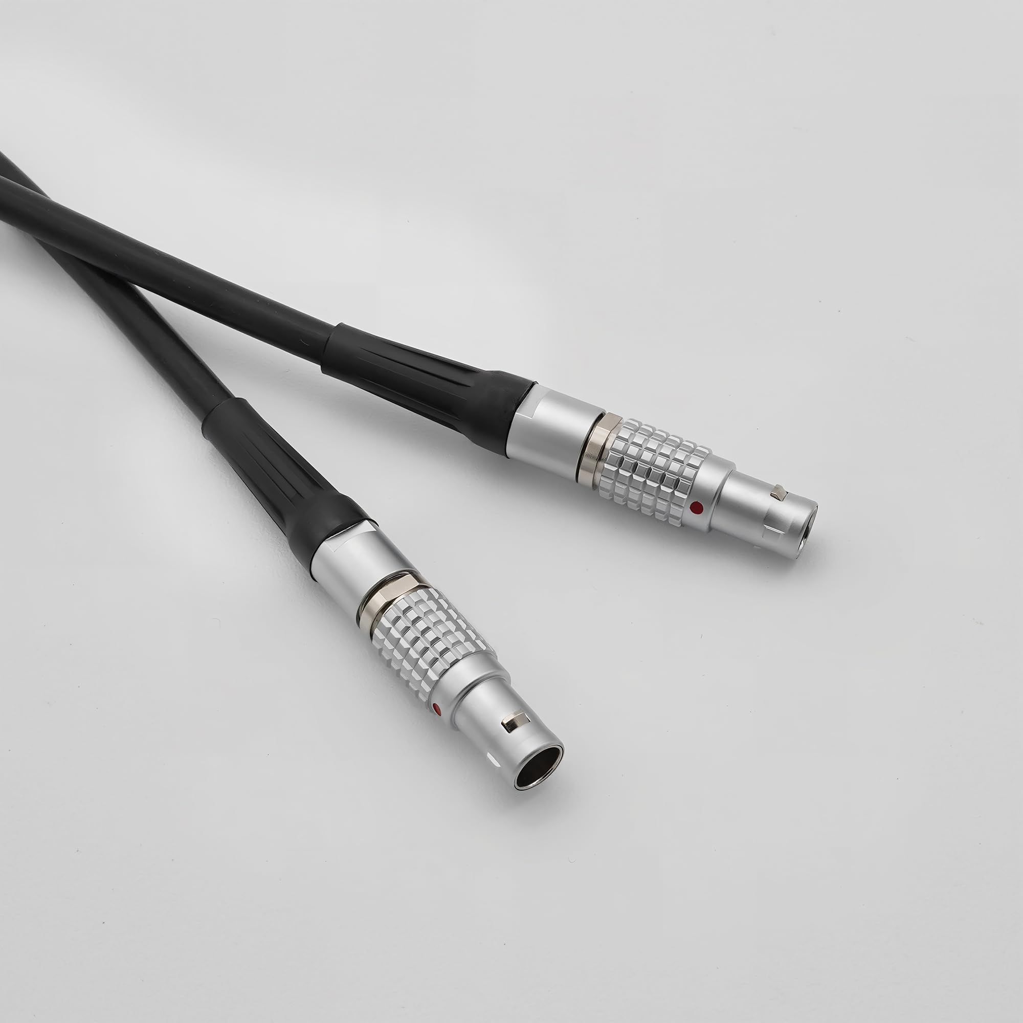 LEMO 0B - Cable de alimentación de 2 pines macho a macho de 2 pines