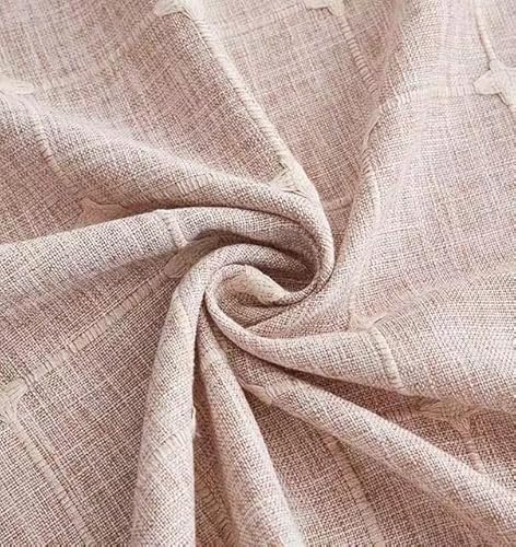 Shengjun 72X72 Boho Farmhouse Shower Curtain, Tan Wrinkle Free & Ultra Thick Cotton Linen Rustic Cottagecore Bohemian Aesthetic Modern French Country Chic Bathroom Shower Curtains Set #TOP5