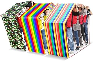 AGYHAM Work Team Building Game Playing Run Mat, Adult Kids Field Day Team Gymnastics Game Rolling Run Mat, 4-20M (Size : Adult-8M)