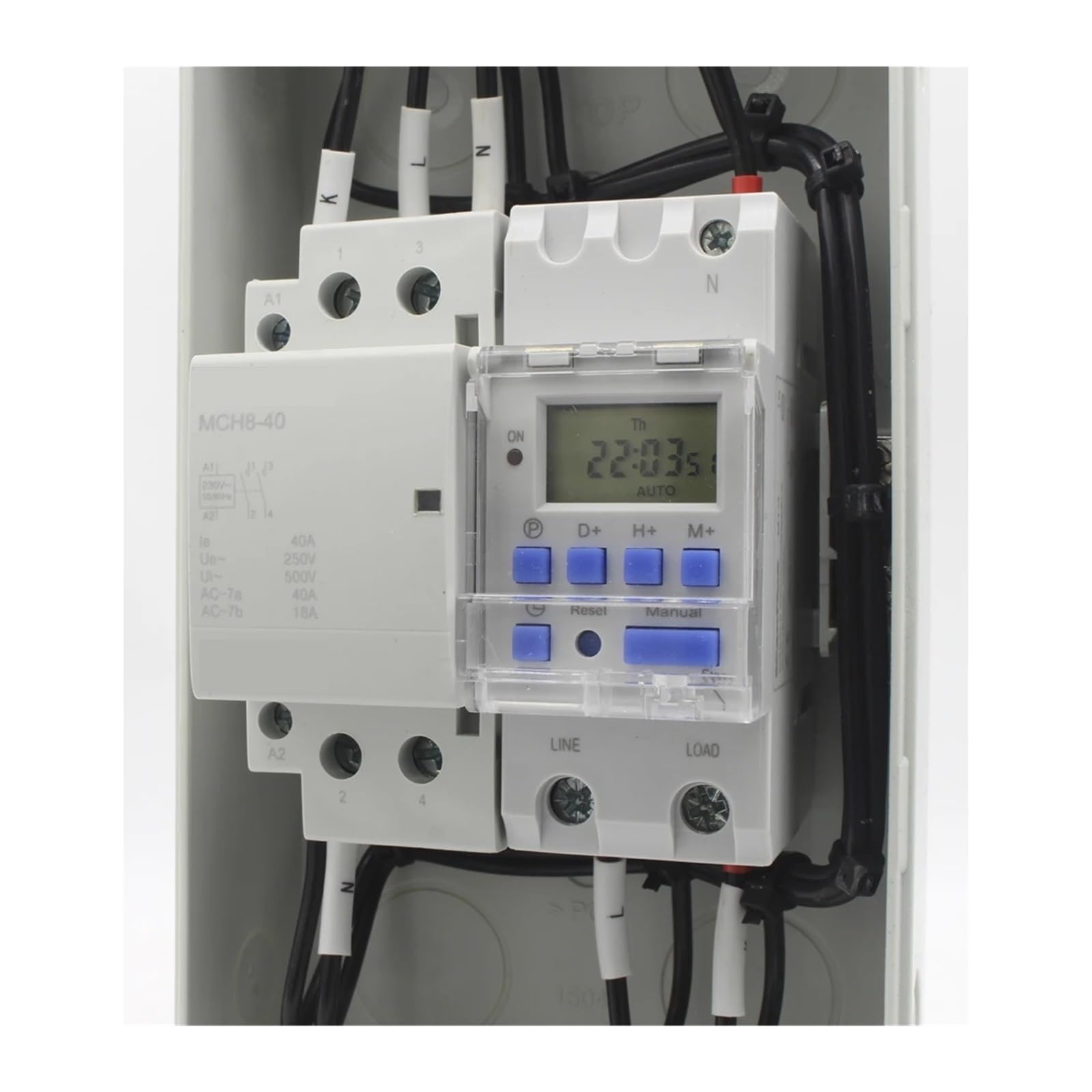 Interruttore temporizzatore Automatico 220VAC 30A, Interruttore temporizzatore relè temporizzatore Digitale