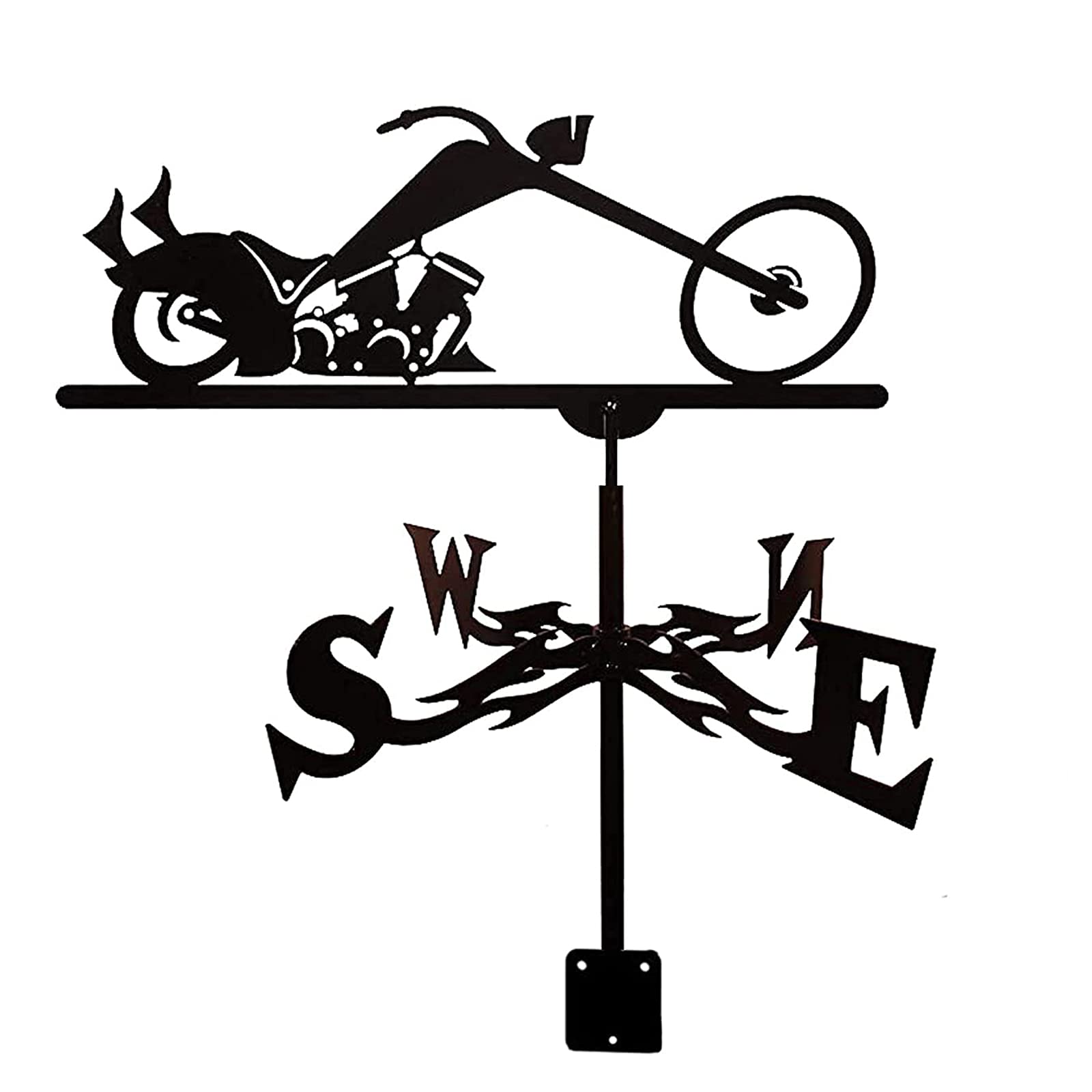TAXXII wind vane Wind Vane For Yard Roof Retro Weathervane Metal Direction Indicator Garden Creative Stainless Steel for Farm Home Weathercock Measuring Tool