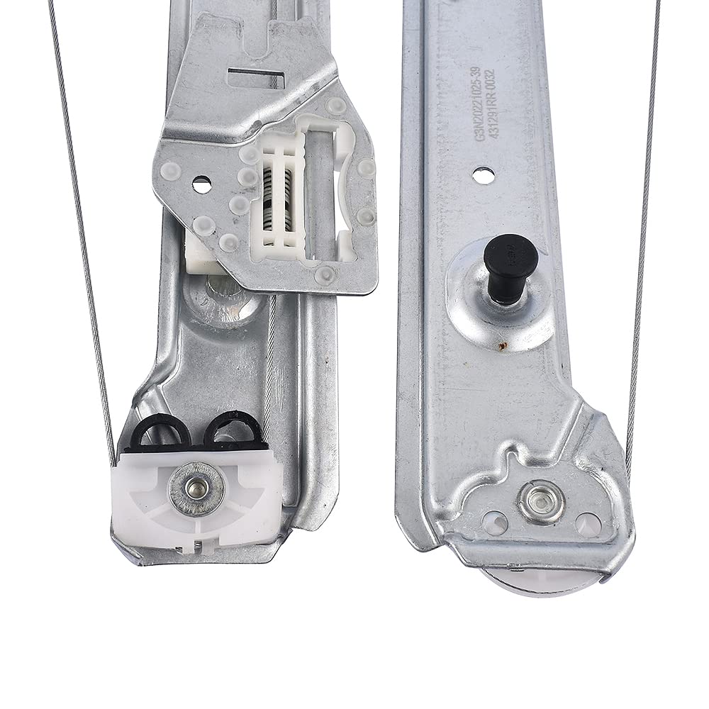 2 x Elevalunas Eléctrico Compatible con Serie 3 E46 Berlina Estate 1998-2005 51358212100 51358212099 - Trasero Izquierdo y Derecho