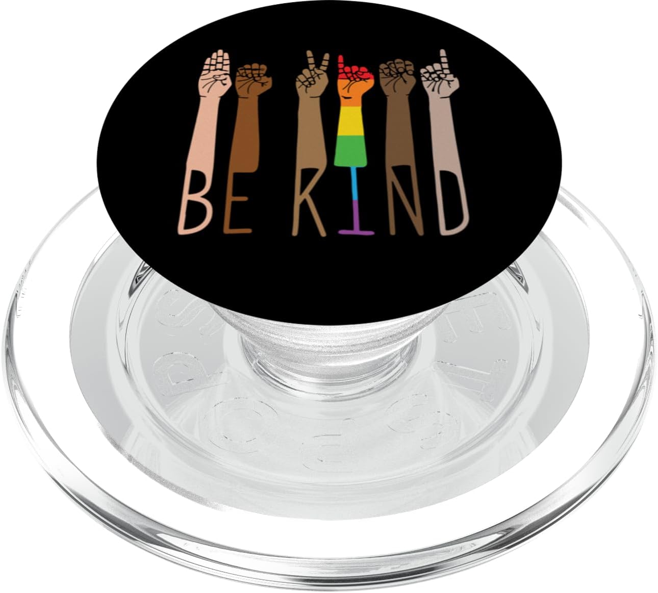 Be Kind - LGBT Pride PopSockets MagSafe PopGrip for iPhone