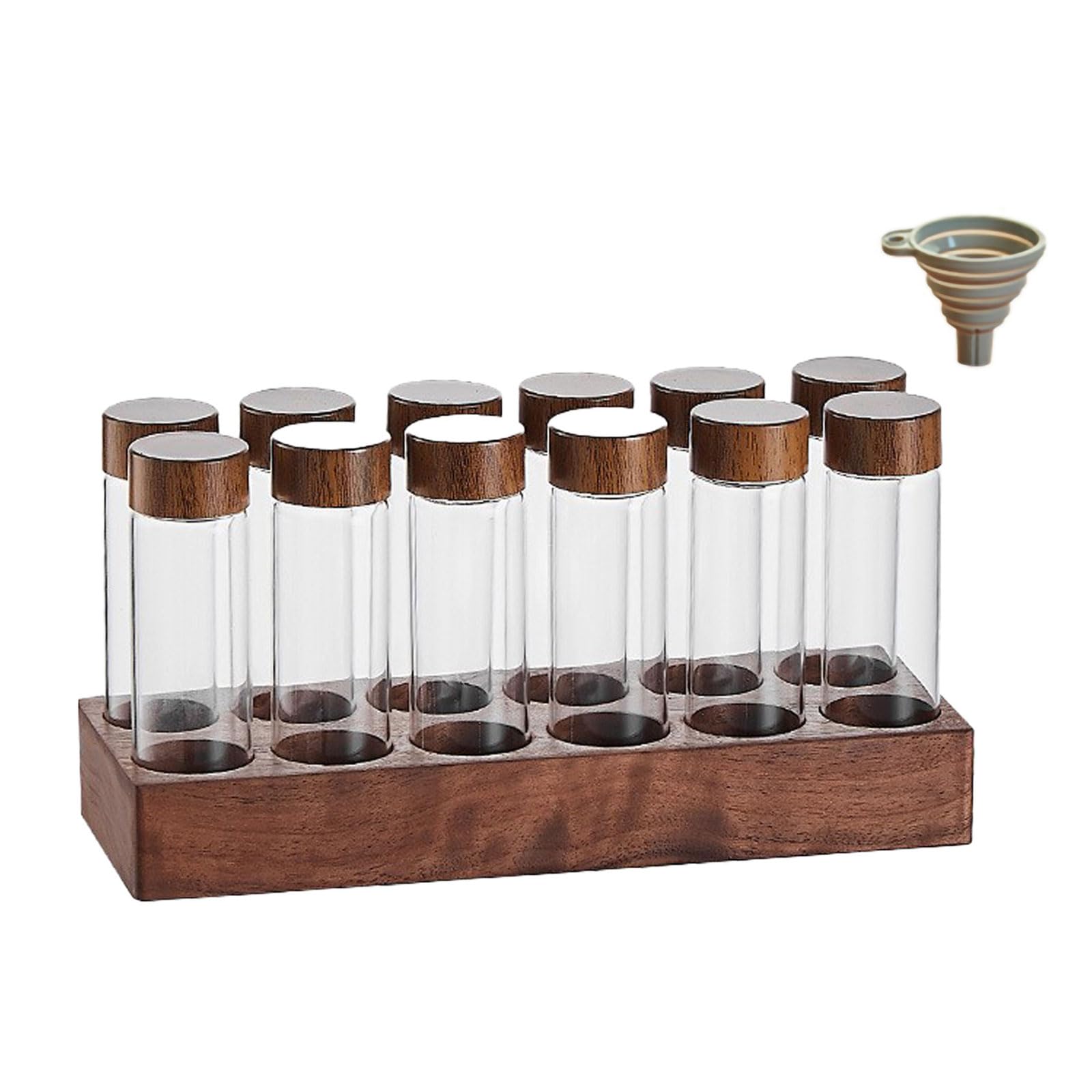 Uqezagpa Espresso Beans Canisters Single Dose Coffees Bean Storage Tubes Dosing Vials for Coffee Storage Coffees Bean Container Cellar