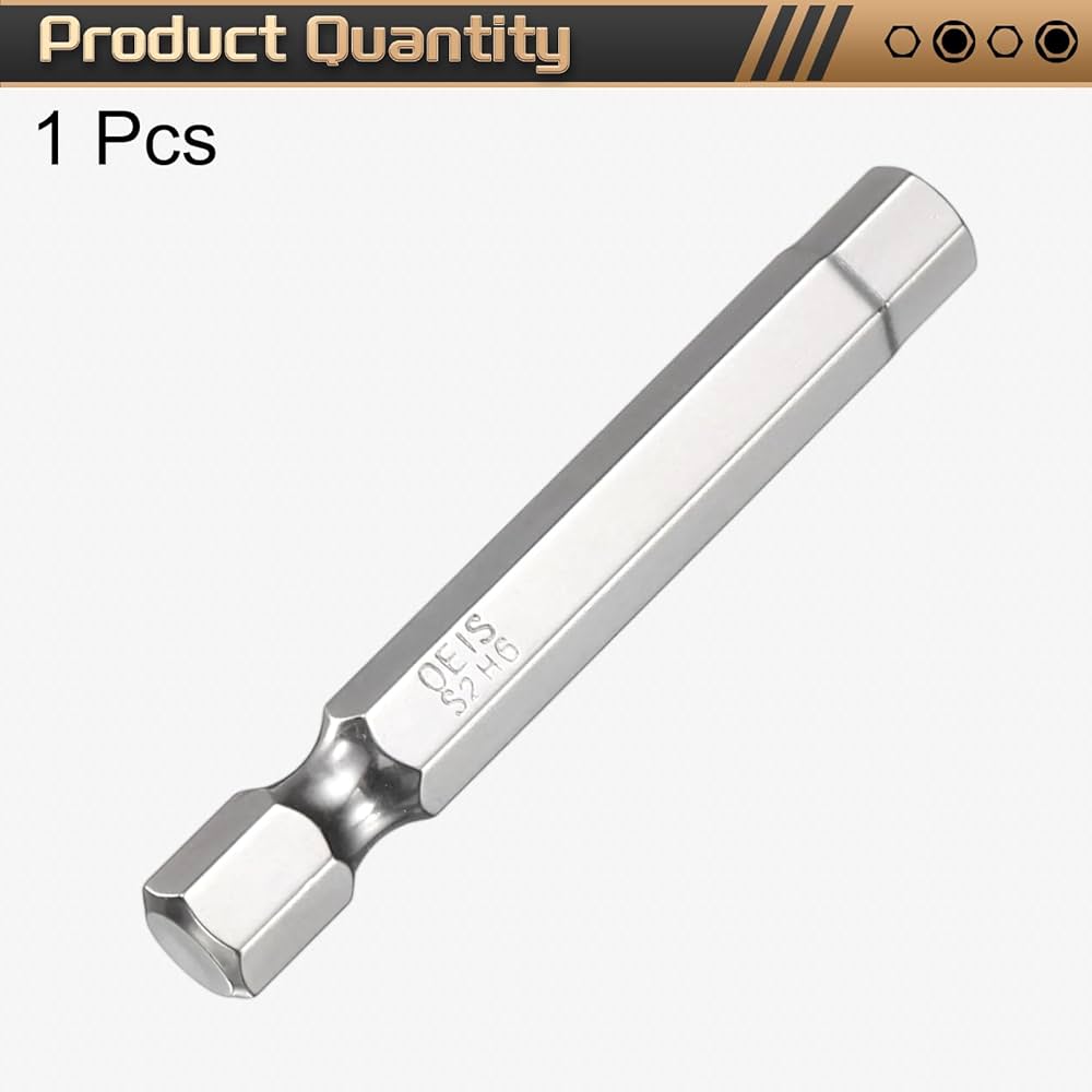 ◆h◆ HARFINGTON H6.0 Hex Head Screwdriver Bit 6.0mm Metric Flat