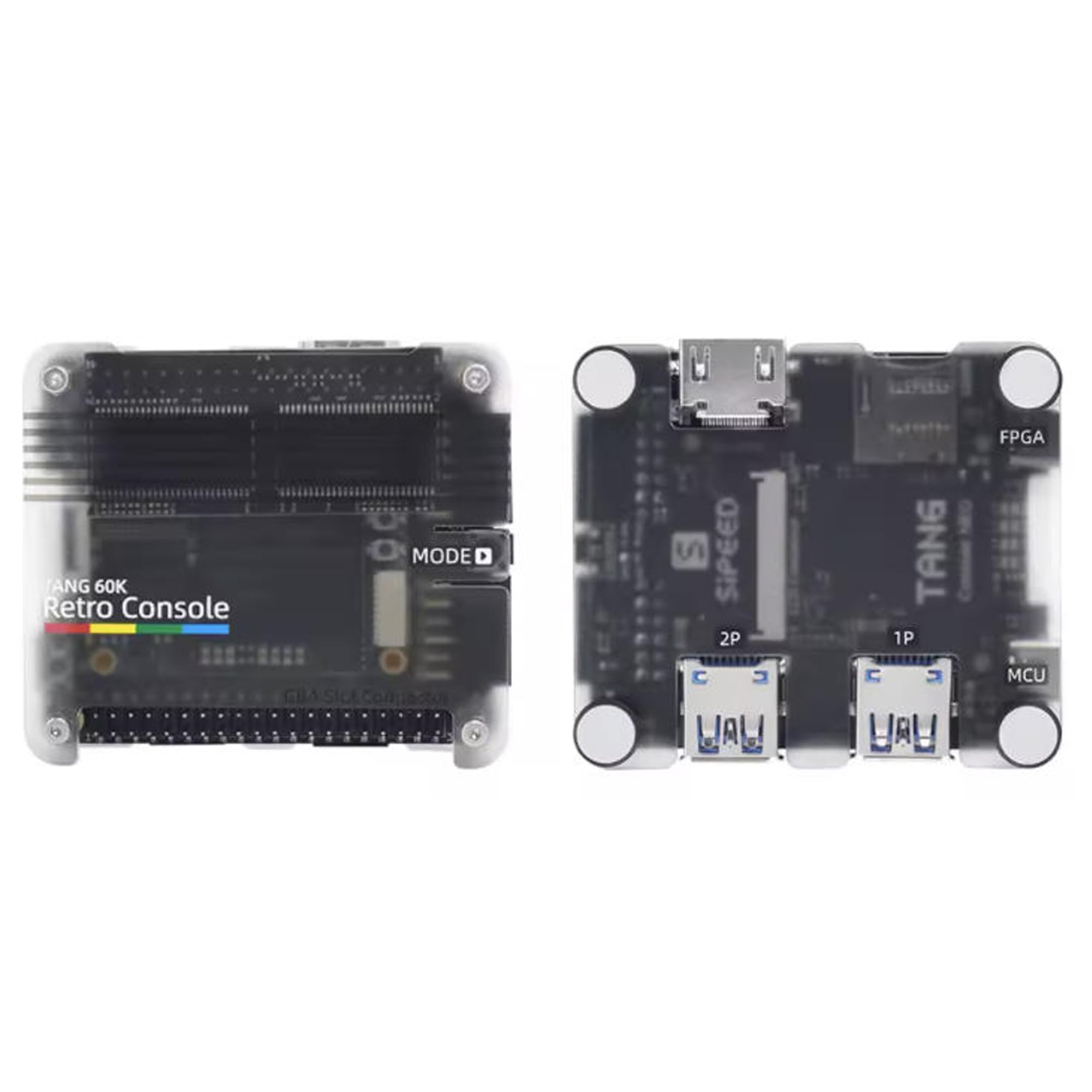 Sipeed Tang Console 60K FPGA - Placa de desarrollo (salida HDMI, doble PMOD, RPi 5 PCIe HAT, compatible con USB 3.0 (consola única de 60 K)