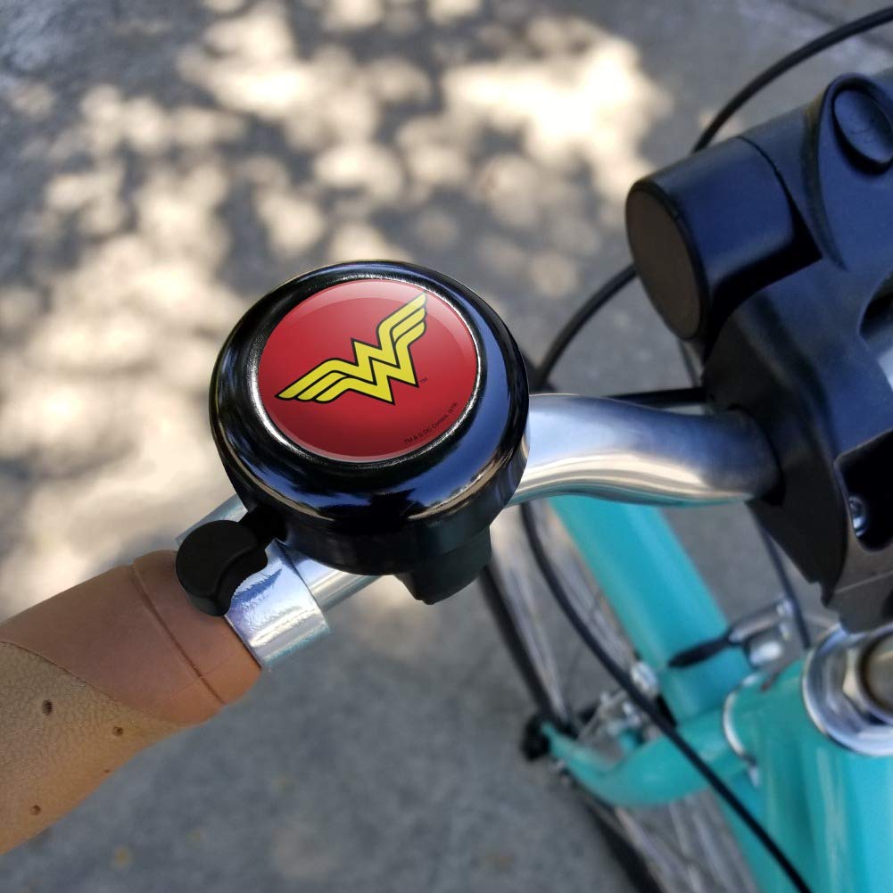 GRAPHICS & MORE Wonder Woman Classic Logo Bicycle Handlebar Bike Bell