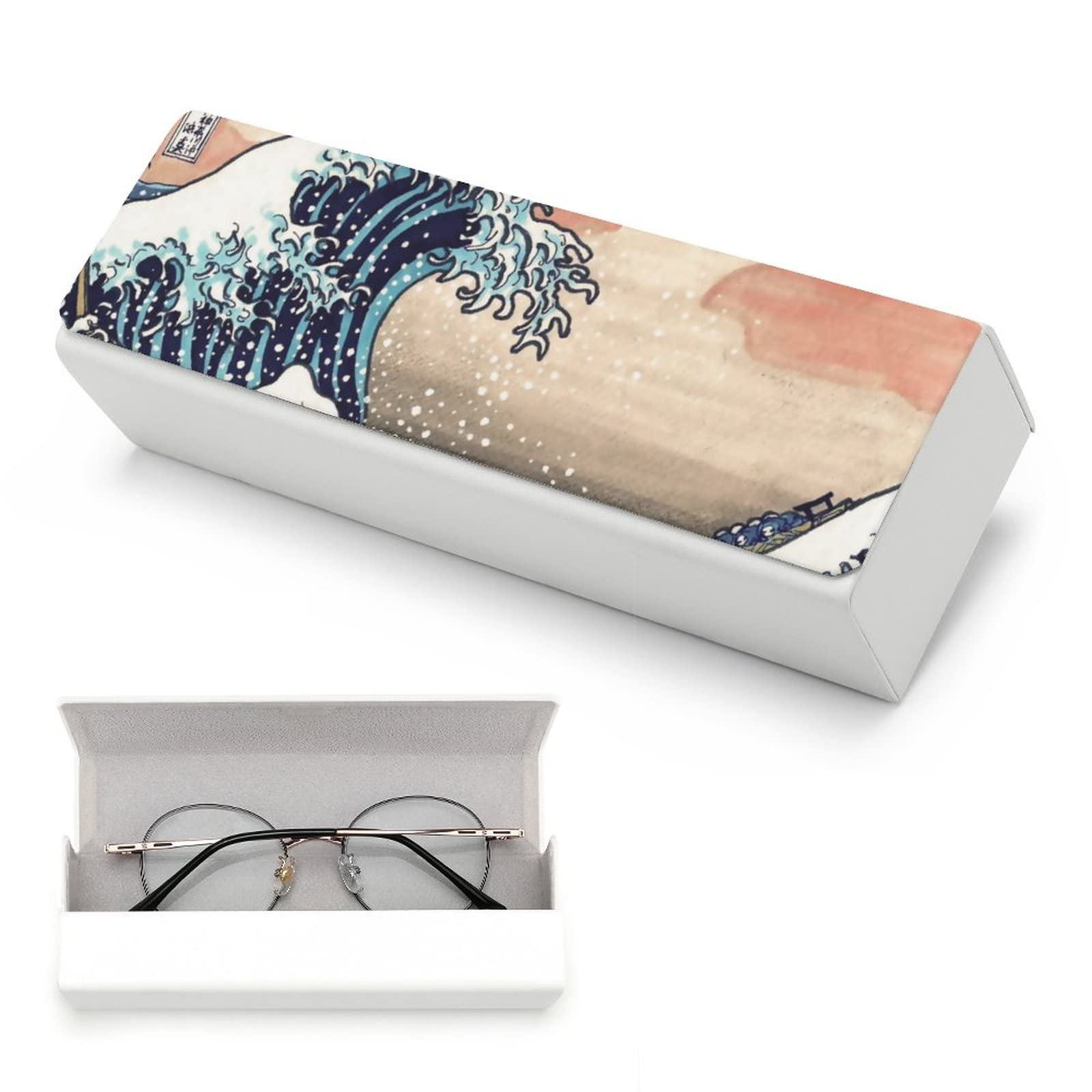 Amazon.co.jp: メガネケース 葛飾北斎 富嶽三十六景 神奈川沖浪裏