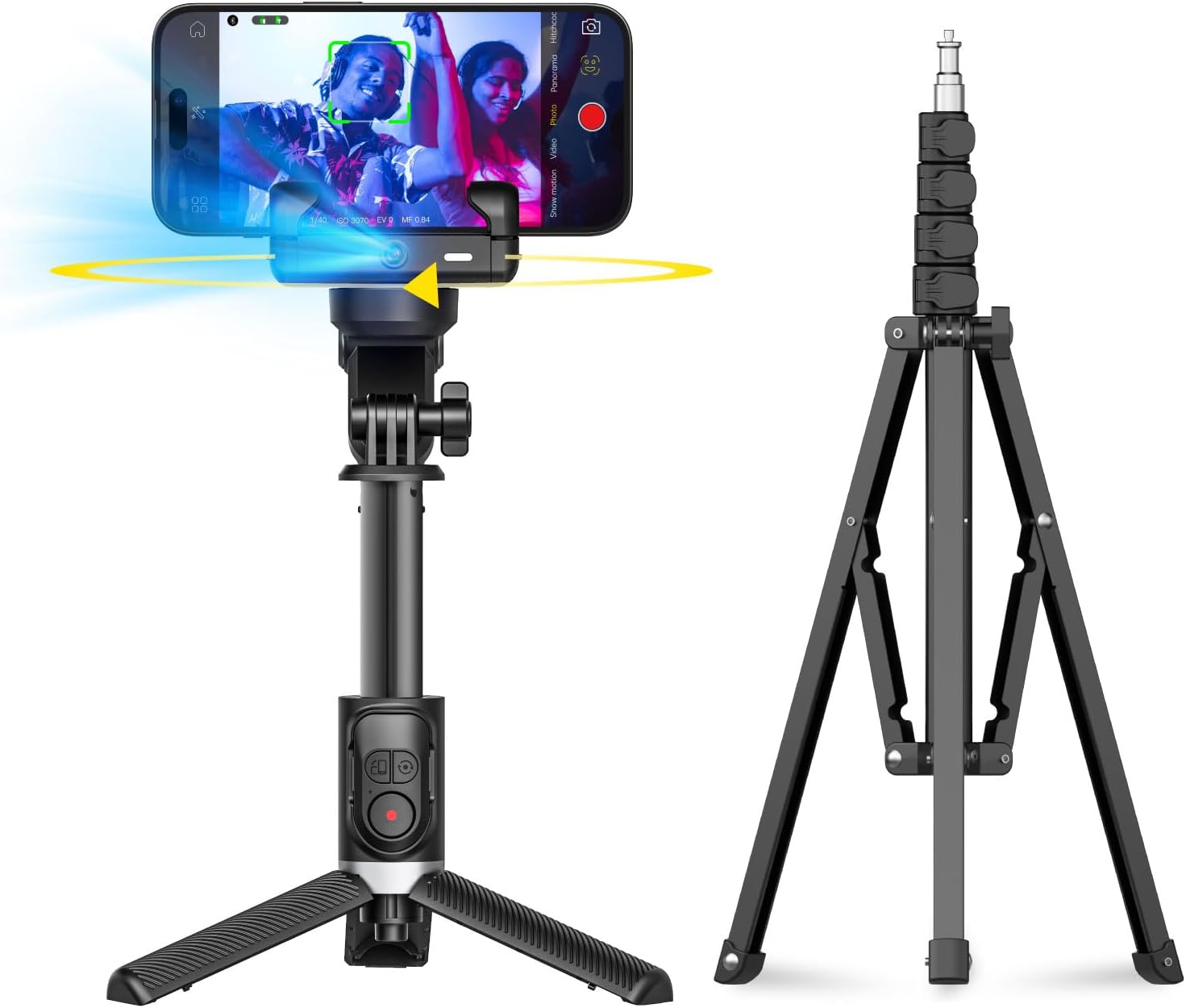 Gimbal with 360 degree rotation