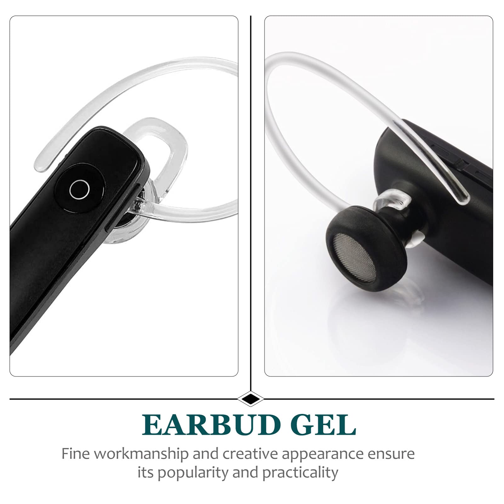 VILLCASE 3 Set Ganci Ricambio Per Auricolari Wireless Coperture Gel Per Auricolari Design Ergonomico Per Comfort Ottimale E Vestibilità Sicura 20 Pezzi * 3