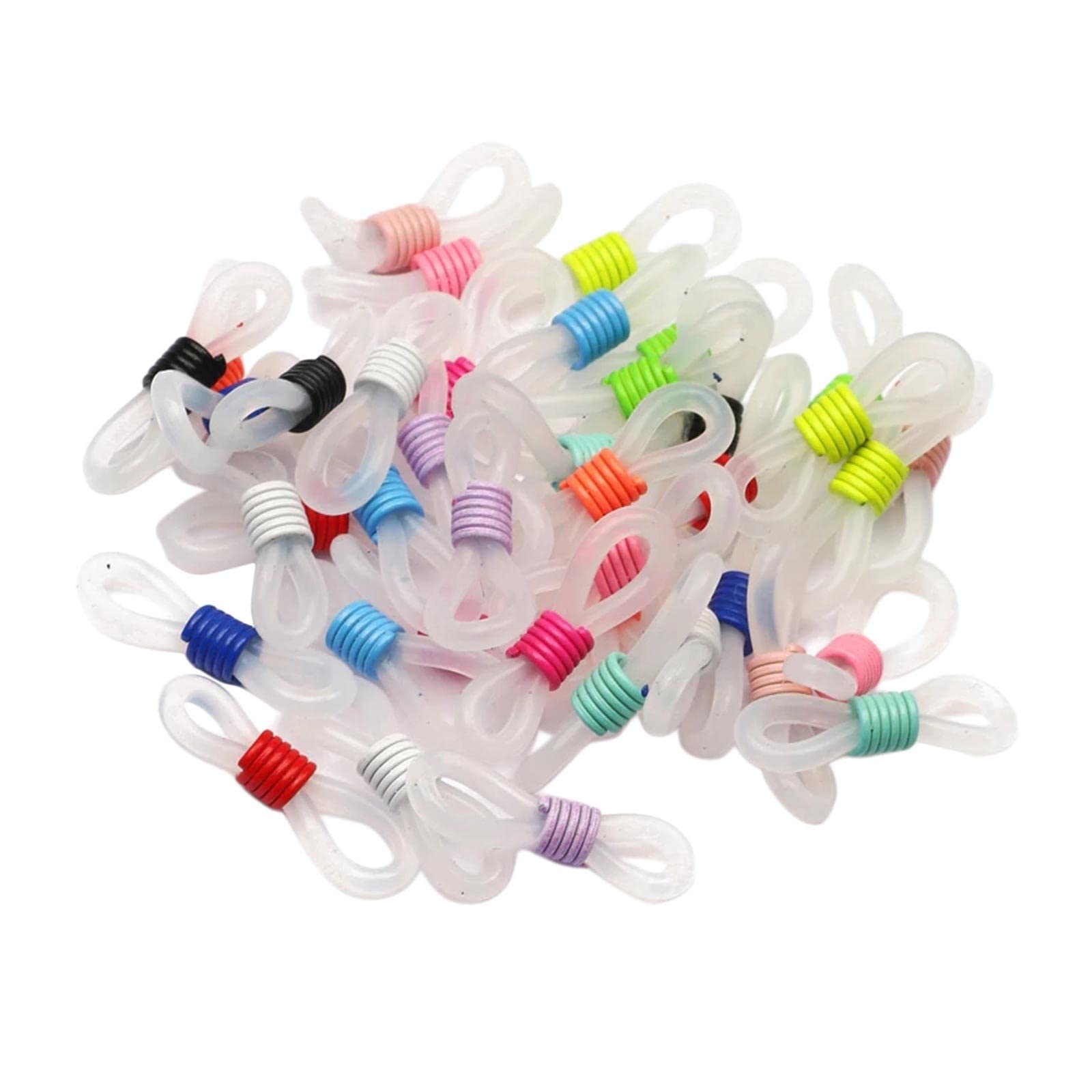 styleheaven 50pcs eye glasses spectacle chain strap holder loop ends white |crafts | beads & jewelry making | other beads & jewelry making