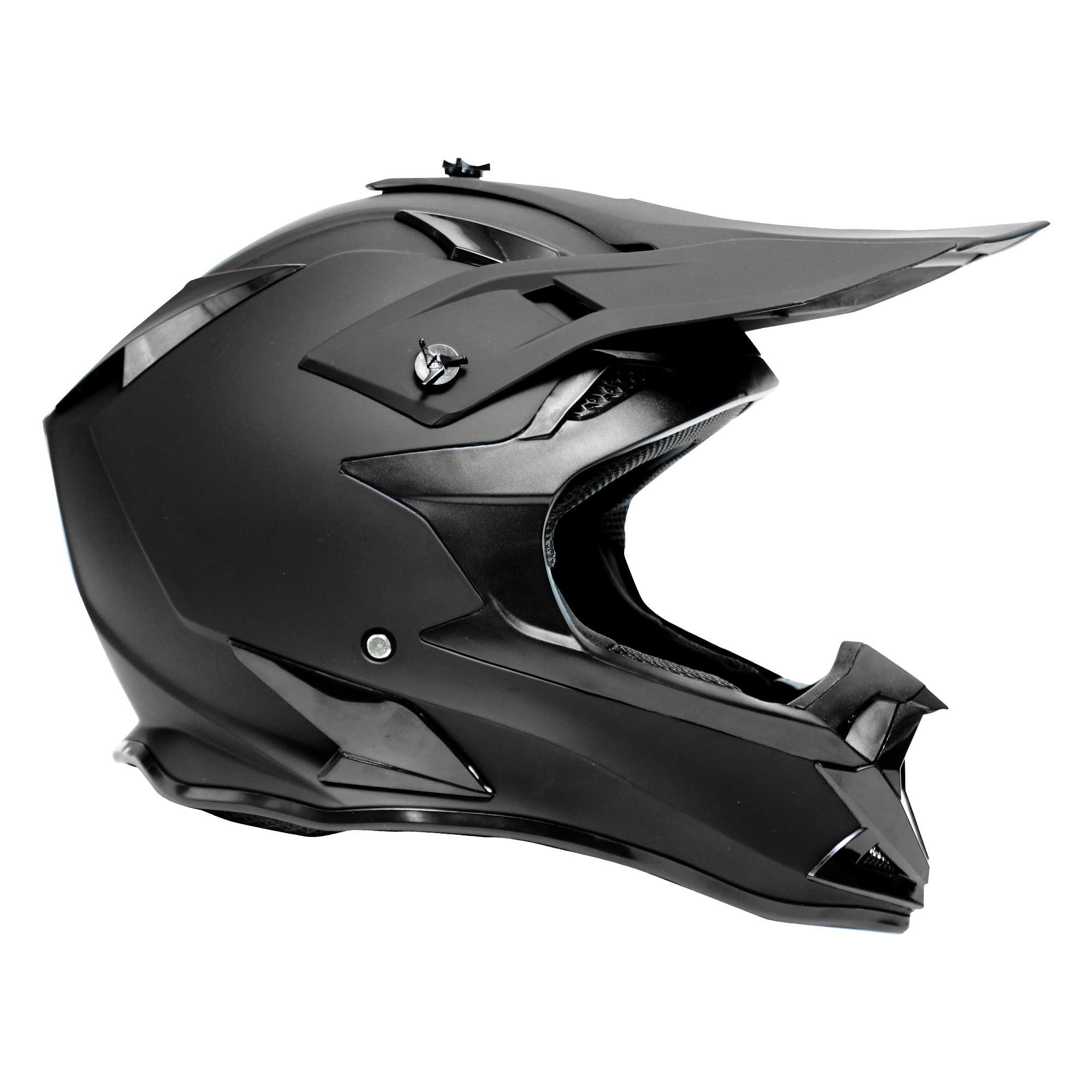 Lightweight Motocross Full Face Helmet | ABS Outer Shell-EPS Inner. Detachable Helmet for Outdoor Off-Road Mountain, Street Biking. For Dirt Bike,BMX,ATV,UTV,Quad MX. DOT Approved - 836387