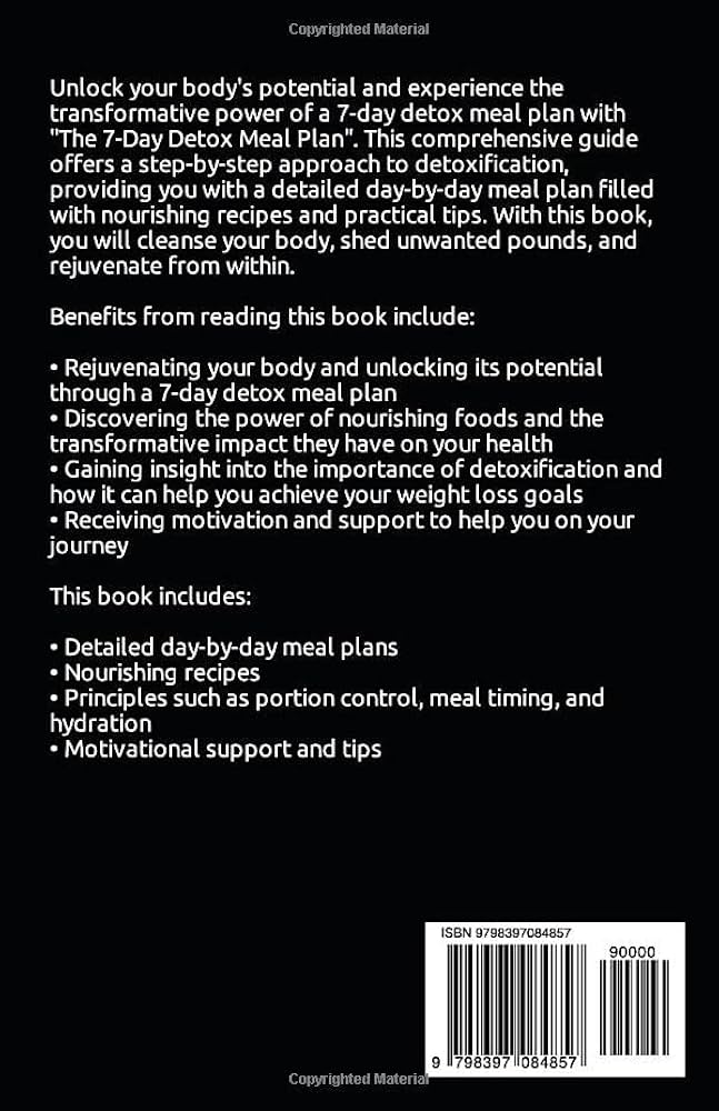 The 7-Day Detox Diet Plan: Purify & Rejuvenate!