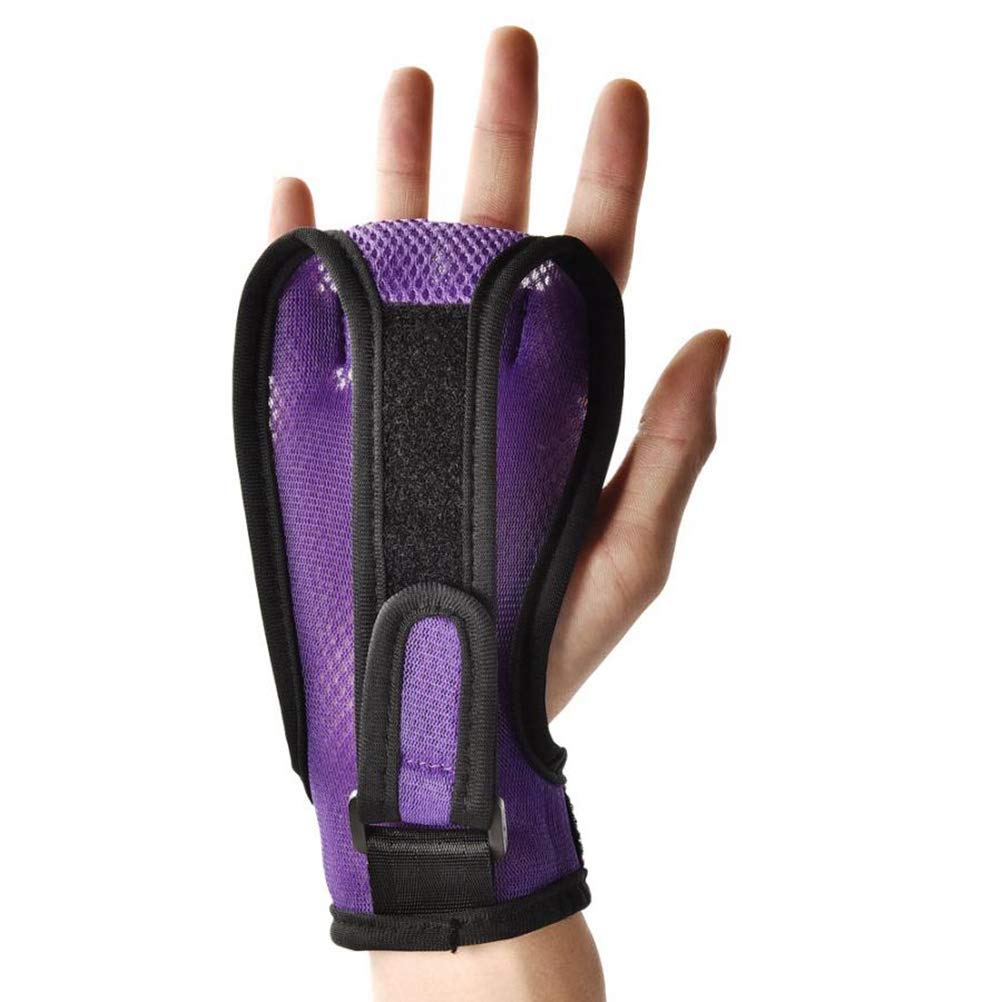 Hsrg Rehabilitation Finger Gloves Brace, Breathable Anti Slip Auxiliary Fixed Hand Fist Stroke Hemiplegia Patient Training Equipment, Single Hand Grip Exercise