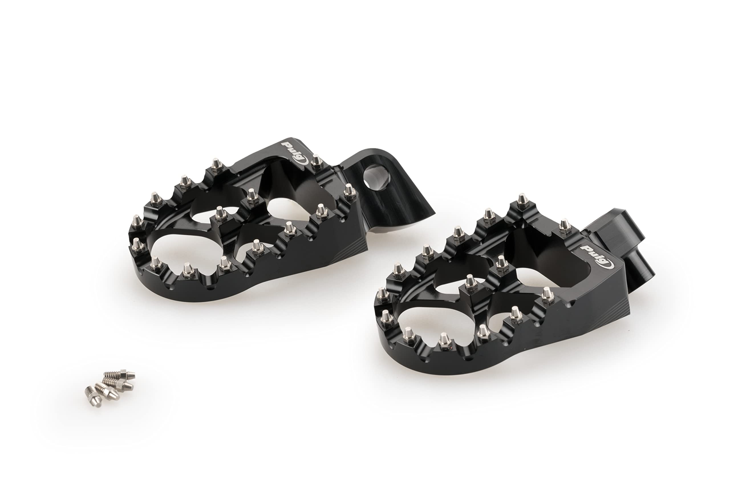 Puig 21203N Footpegs Off-Road Black