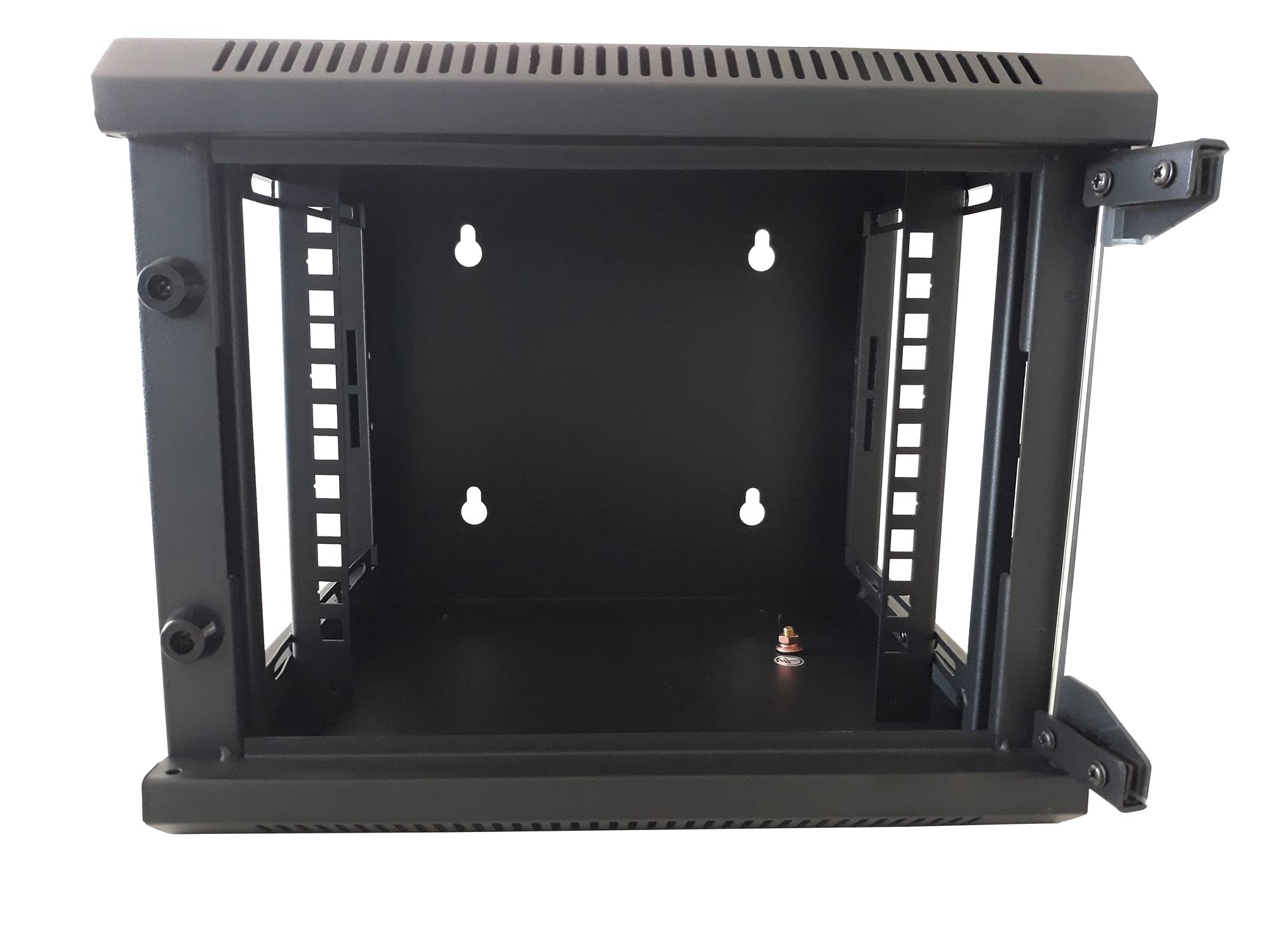 Techly Professional 362343 Armadio Rack 10" a Muro 4 unità Pannelli Asportabili Nero Nero