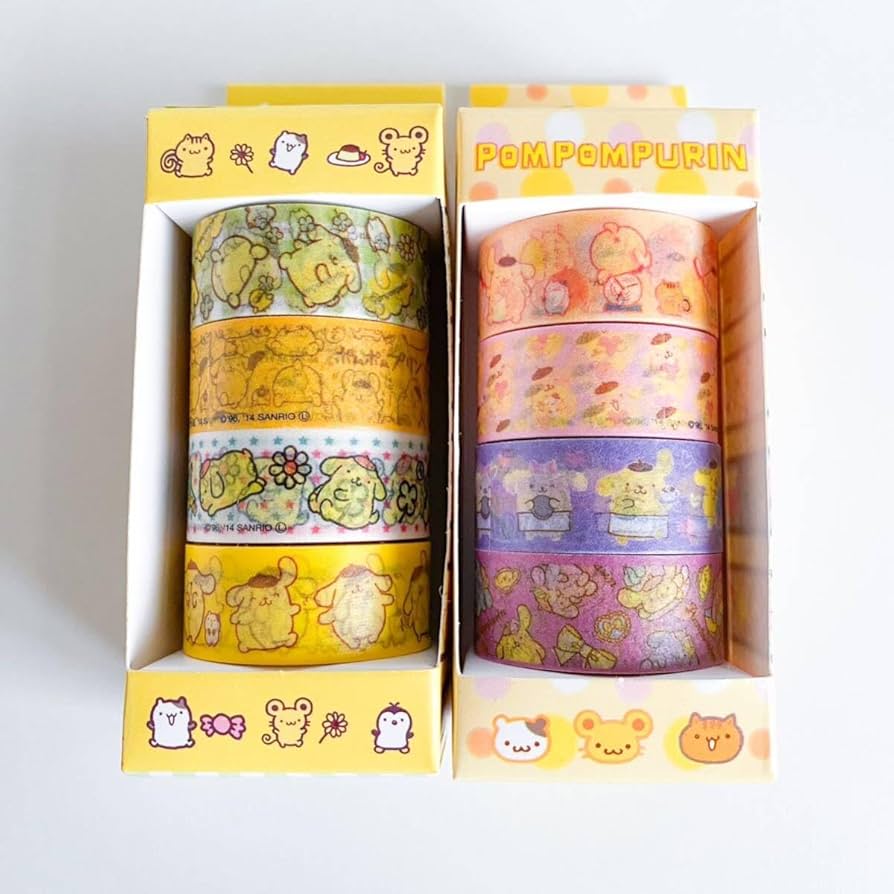 ポムポムプリン マスキングテープ レターセット ふせん まとめ売り ポムポムプリン マスキングテープ レターセット ふせん まとめ売り