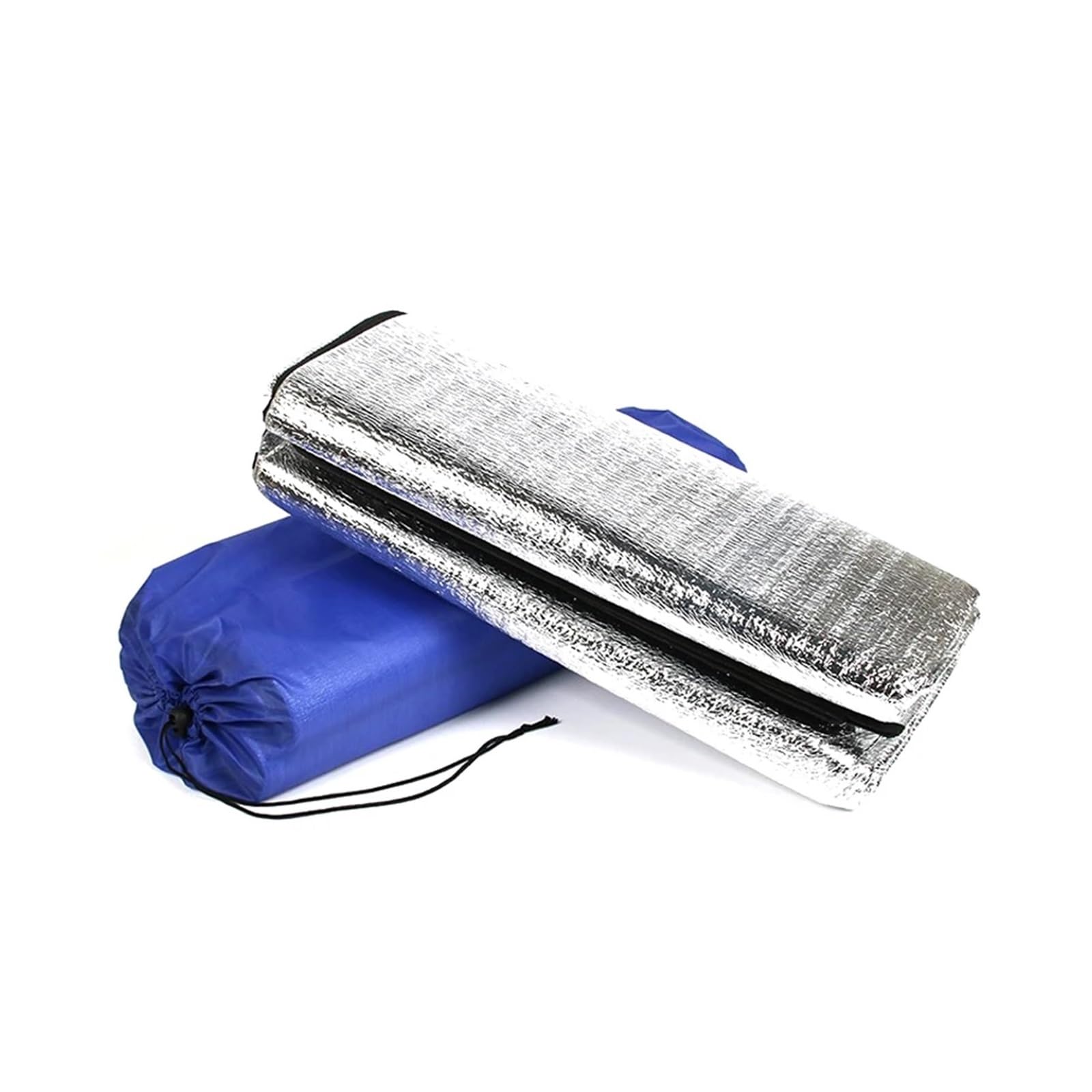 Manta Picnic Estera de Piso película Aluminio Doble Cara for Exteriores, Estera Espuma Aislante a Prueba Humedad, Impermeable for Camping, Picnic, for Tienda Playa(2x2m 2pcs)